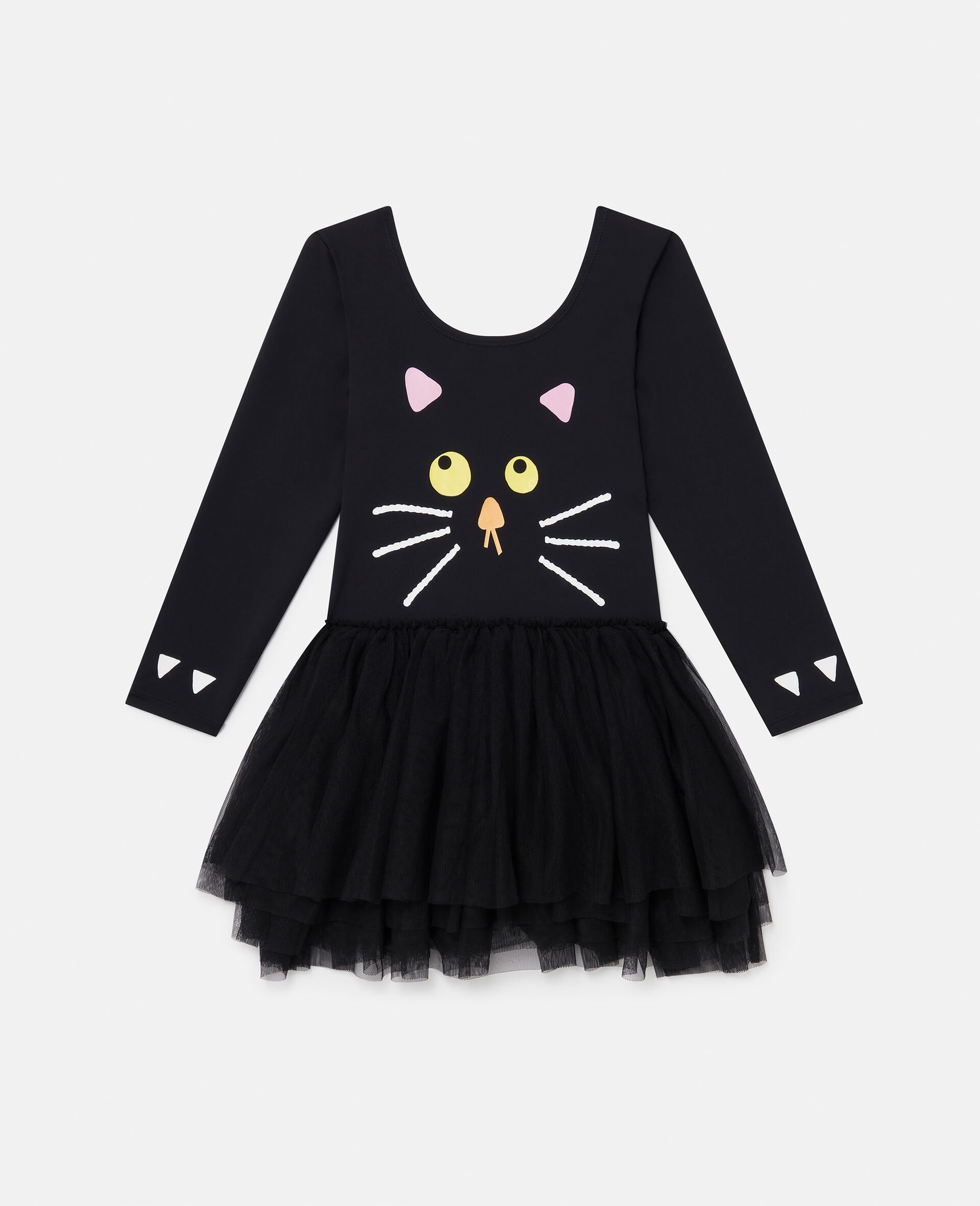 Spooky Cat Tulle Dress-Black-large image number 0