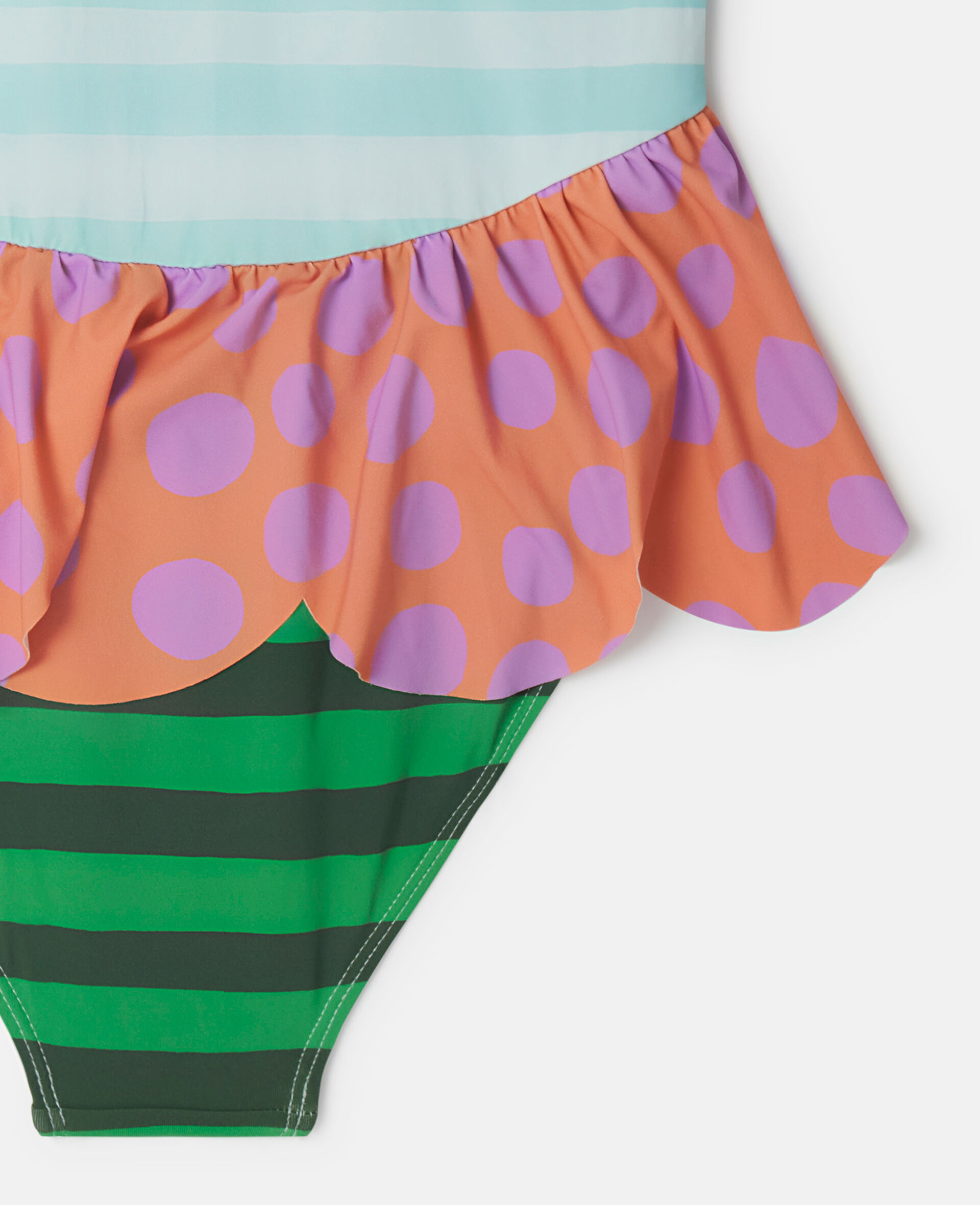 Bumblebee Landscape Print Swimsuit-Multicolour-large Bumblebee Landscape Print Swimsuit-Multicolour-large image number 1