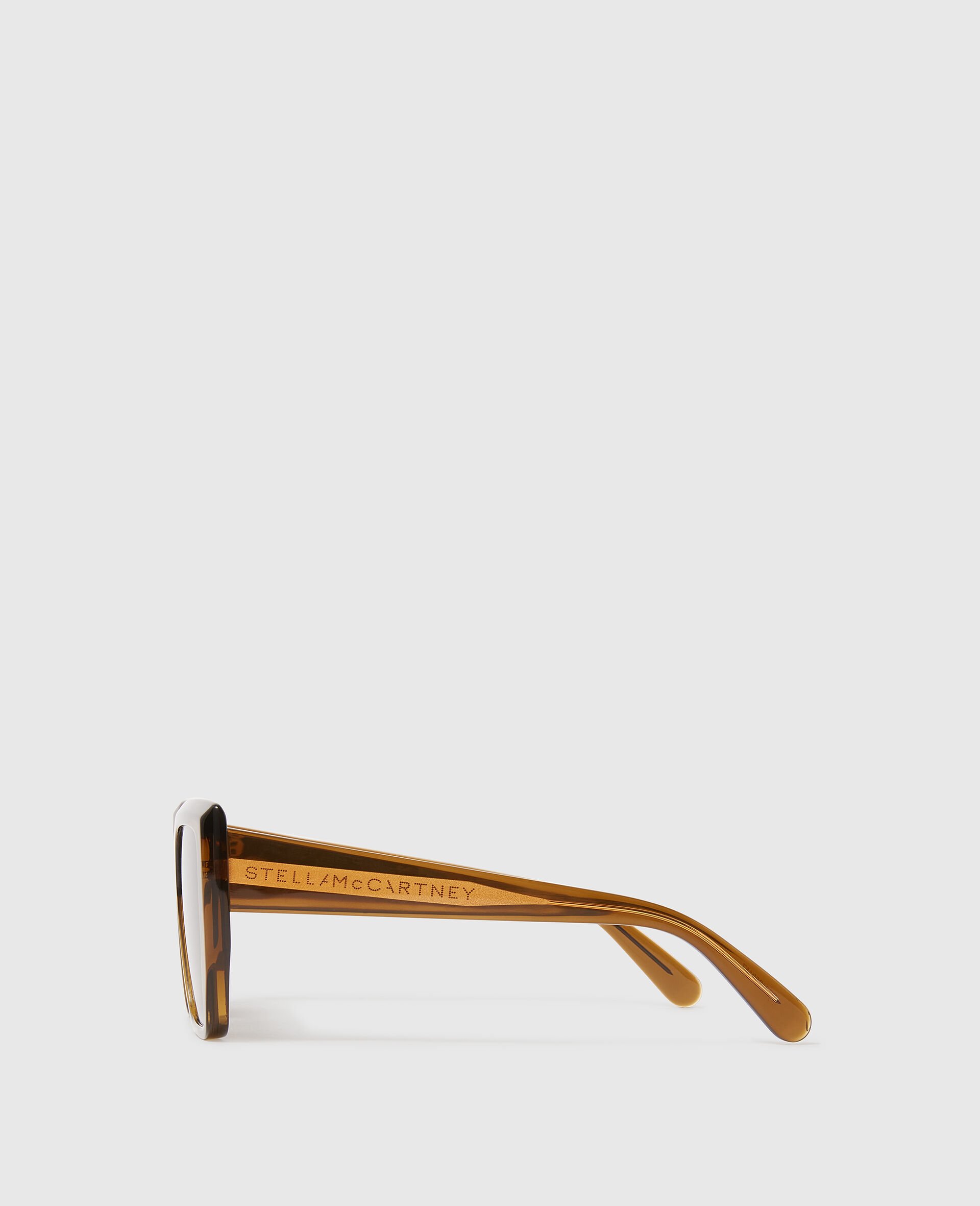 Chunky Square Cat-Eye Sunglasses-Green-medium Chunky Square Cat-Eye Sunglasses-Green-medium