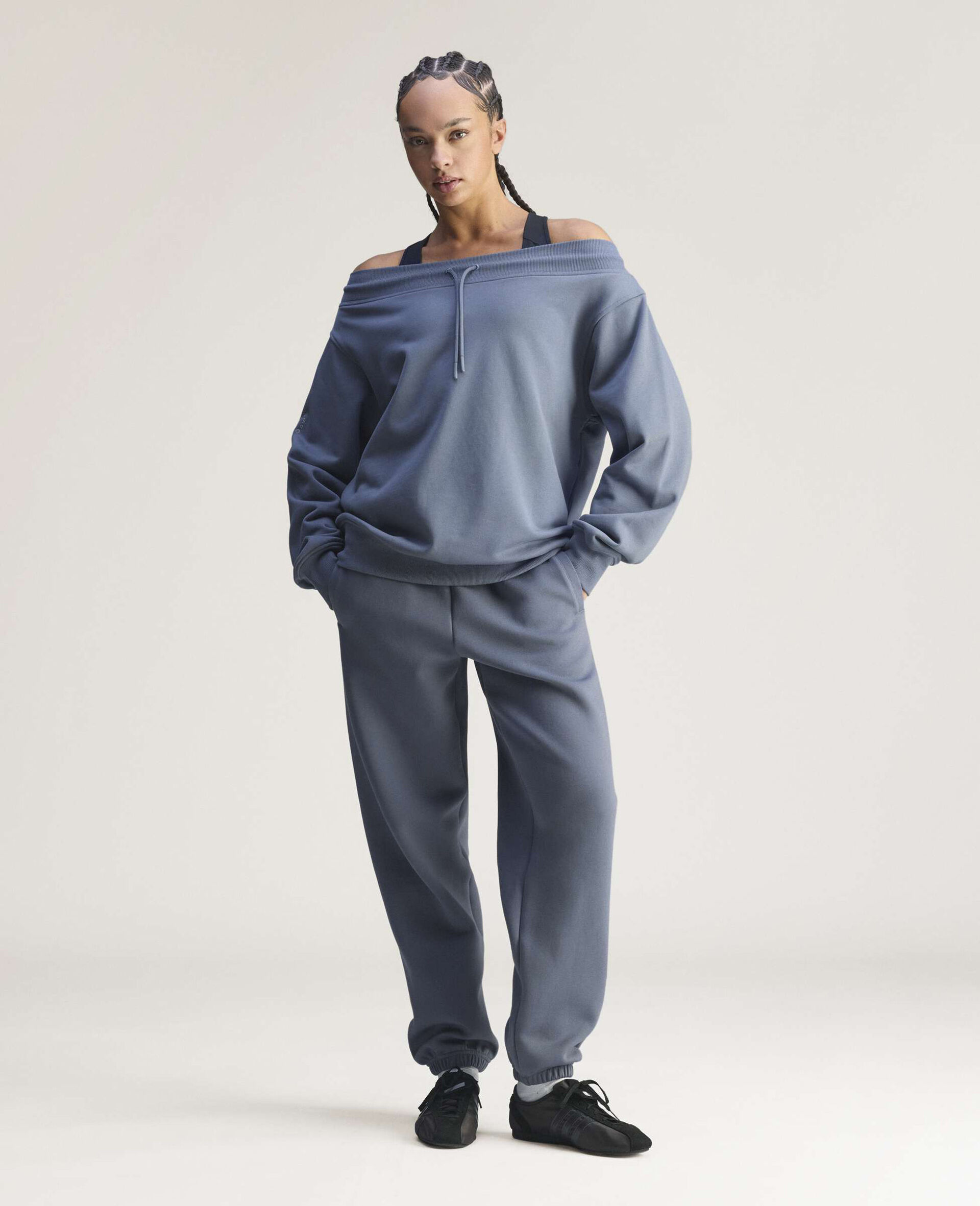 Logo Straight-Leg Joggers-Black-medium