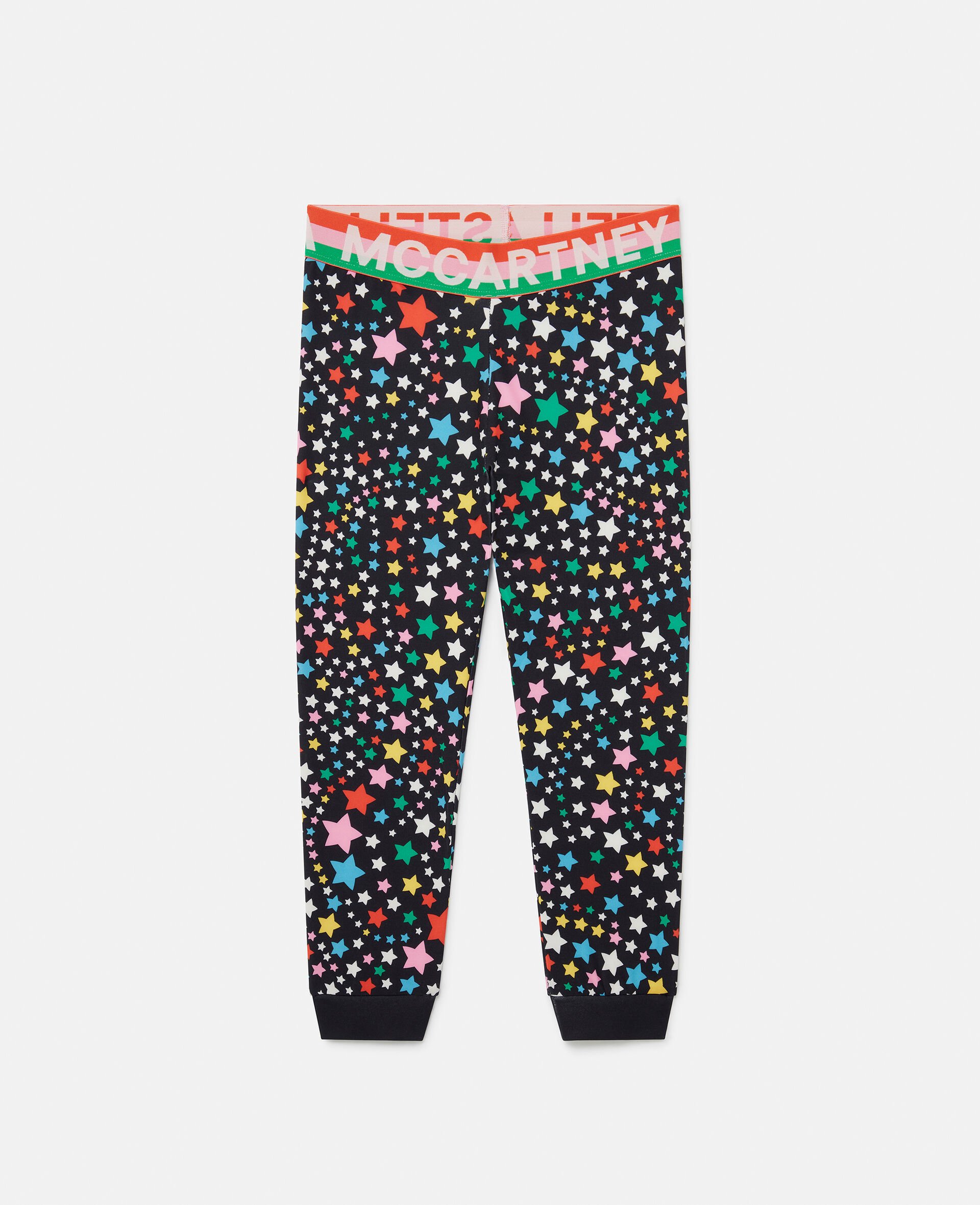 Star Pattern Leggings -Multicoloured-medium