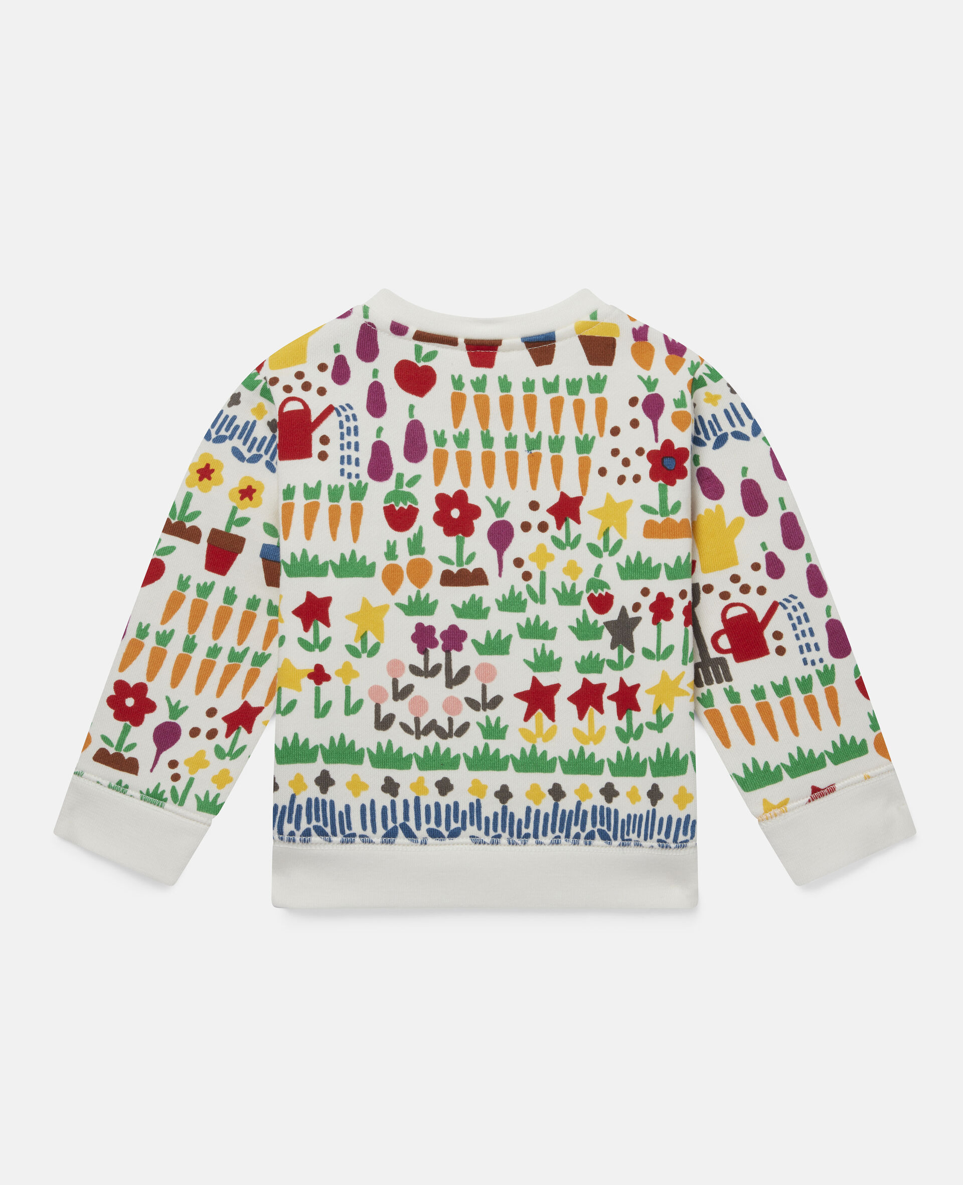 Kids 화이트 가든 플리스 스웻셔츠 | Stella McCartney KR