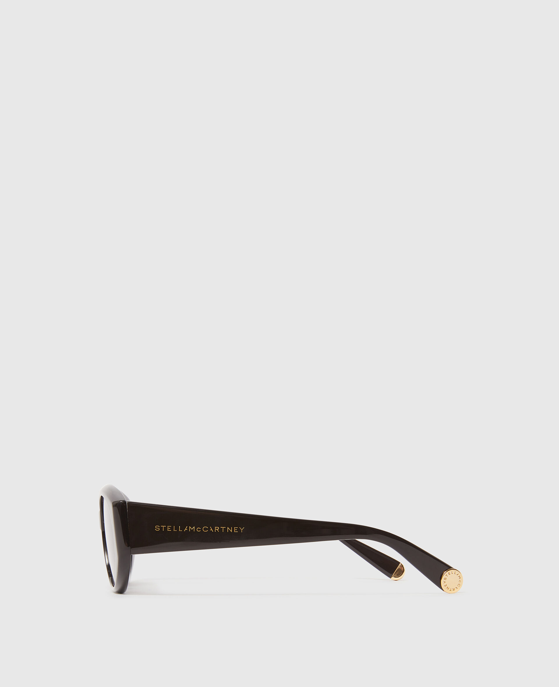 Lunettes de soleil ovales avec logo-Marron-medium Lunettes de soleil ovales avec logo-Marron-medium