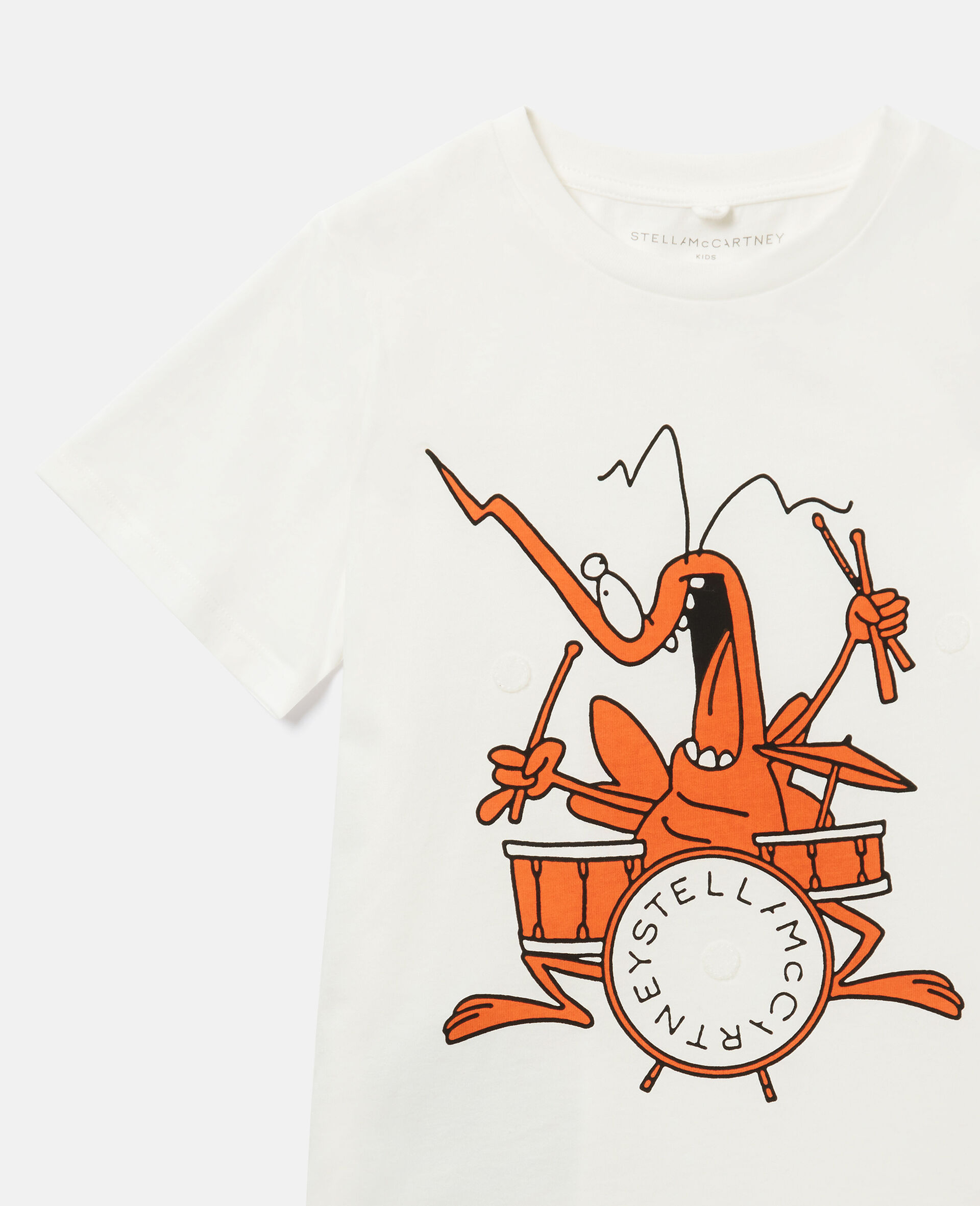 Bug Band Graphic T-Shirt-Cream-medium