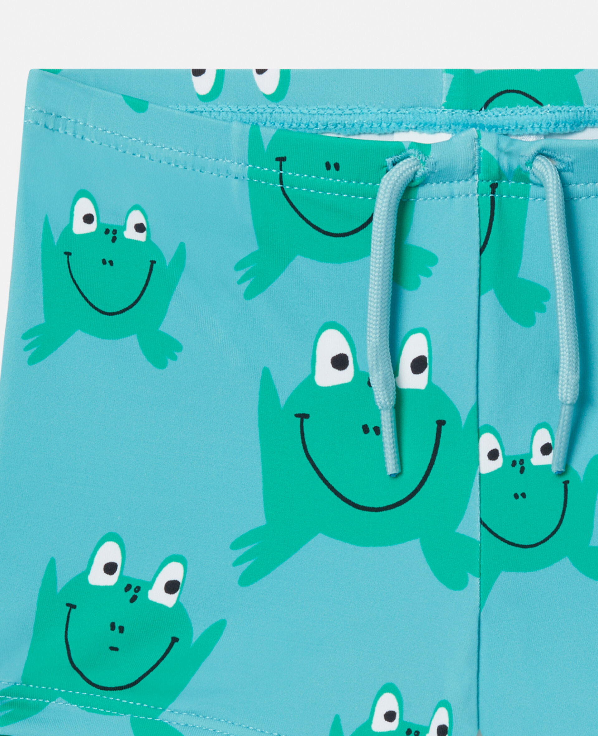 Frog Print Swim Shorts-Blue-large Frog Print Swim Shorts-Blue-large image number 1