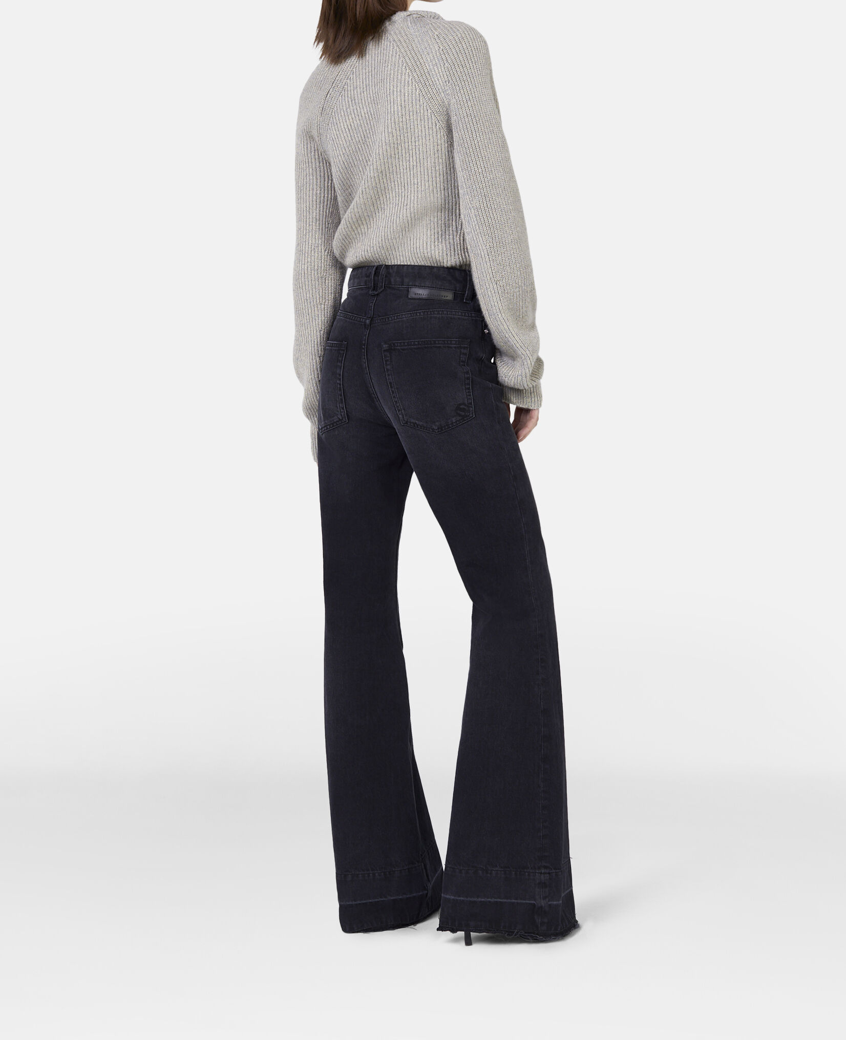 Women ブラック ファラベラ フレア ジーンズ | Stella McCartney JP