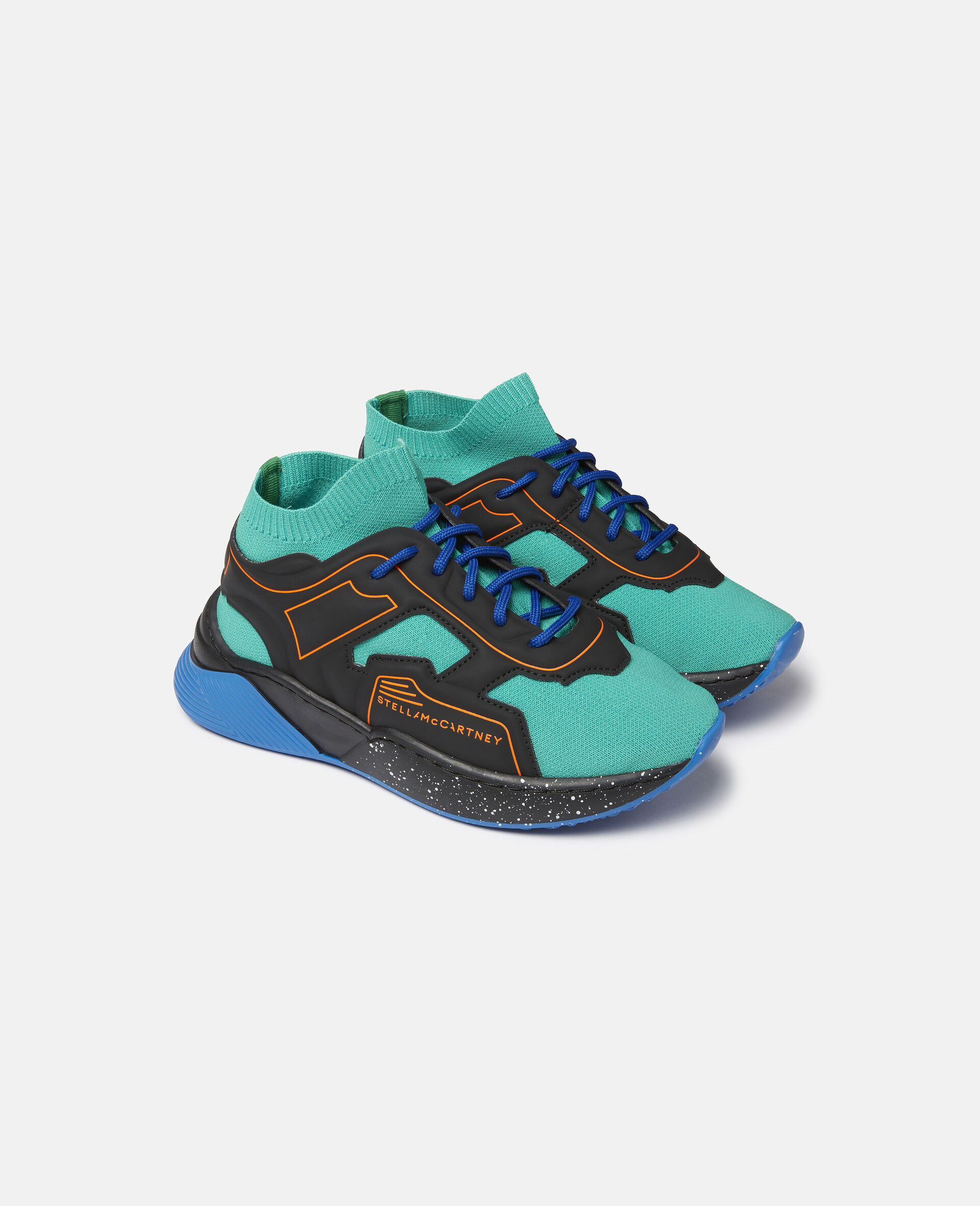 Knit Sock Sports Trainers-Multicolour-large image number 3