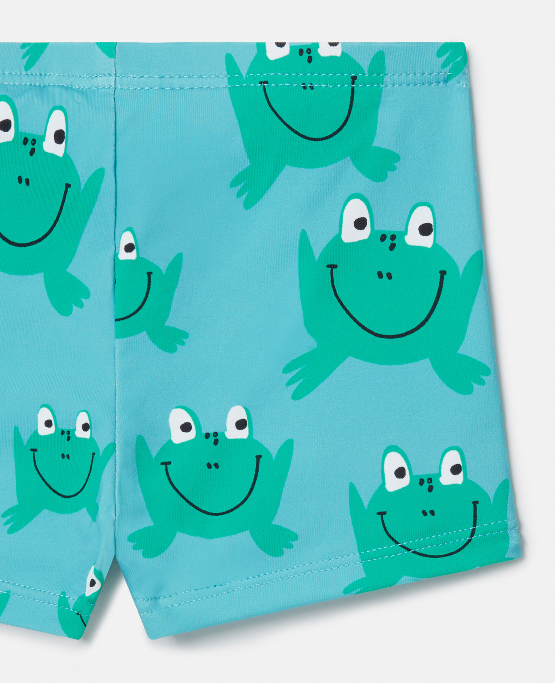 Frog Print Swim Shorts-Blue-large Frog Print Swim Shorts-Blue-large image number 3