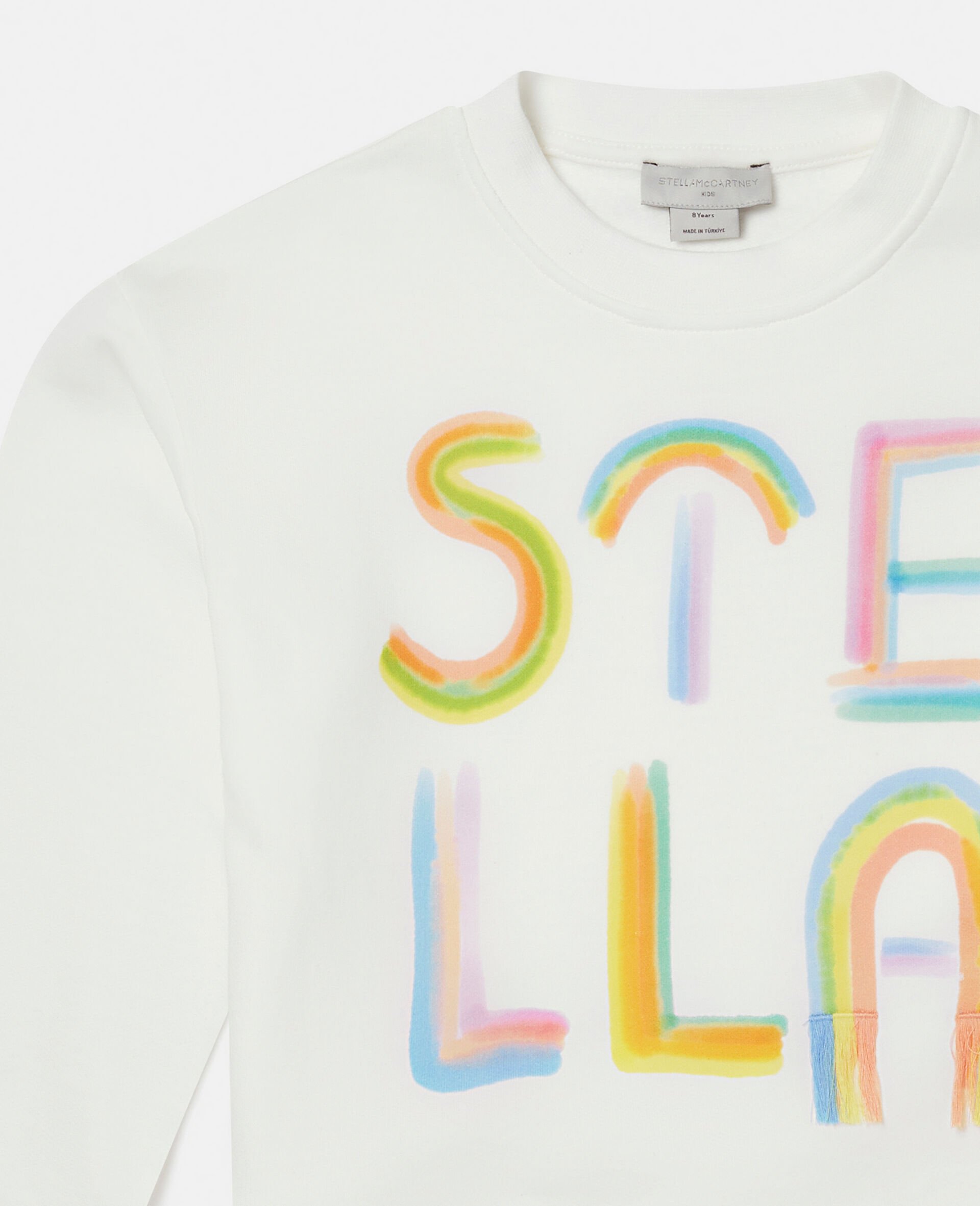 Stella Logo Rainbow Sweatshirt-Blue-large Stella Logo Rainbow Sweatshirt-Blue-large image number 1
