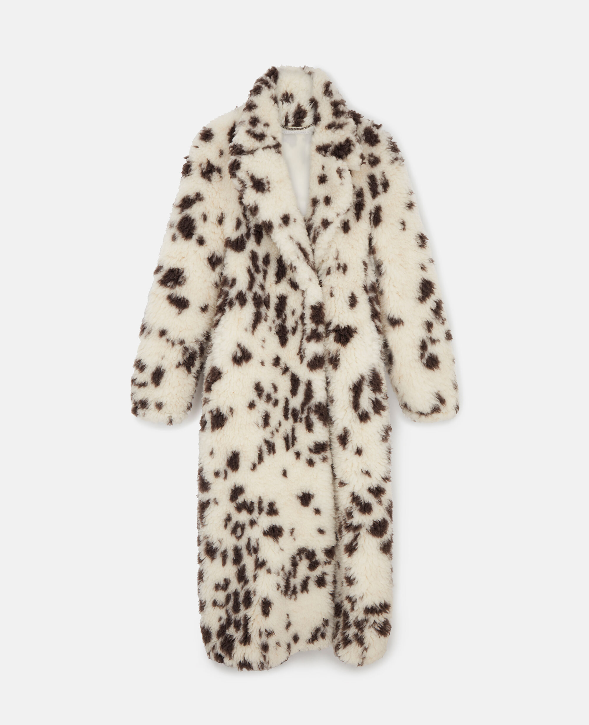 Leopard print store teddy coat