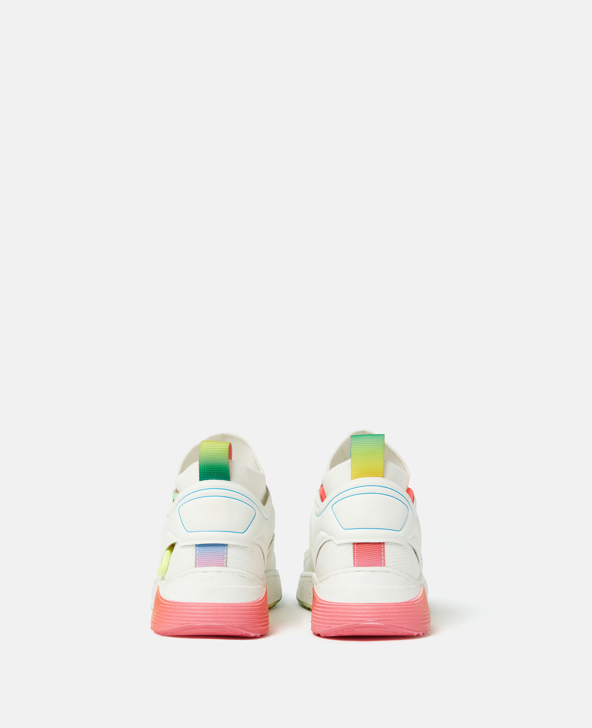 Moniker Print Lace-Up Sneakers-Cream-large Moniker Print Lace-Up Sneakers-Cream-large image number 2