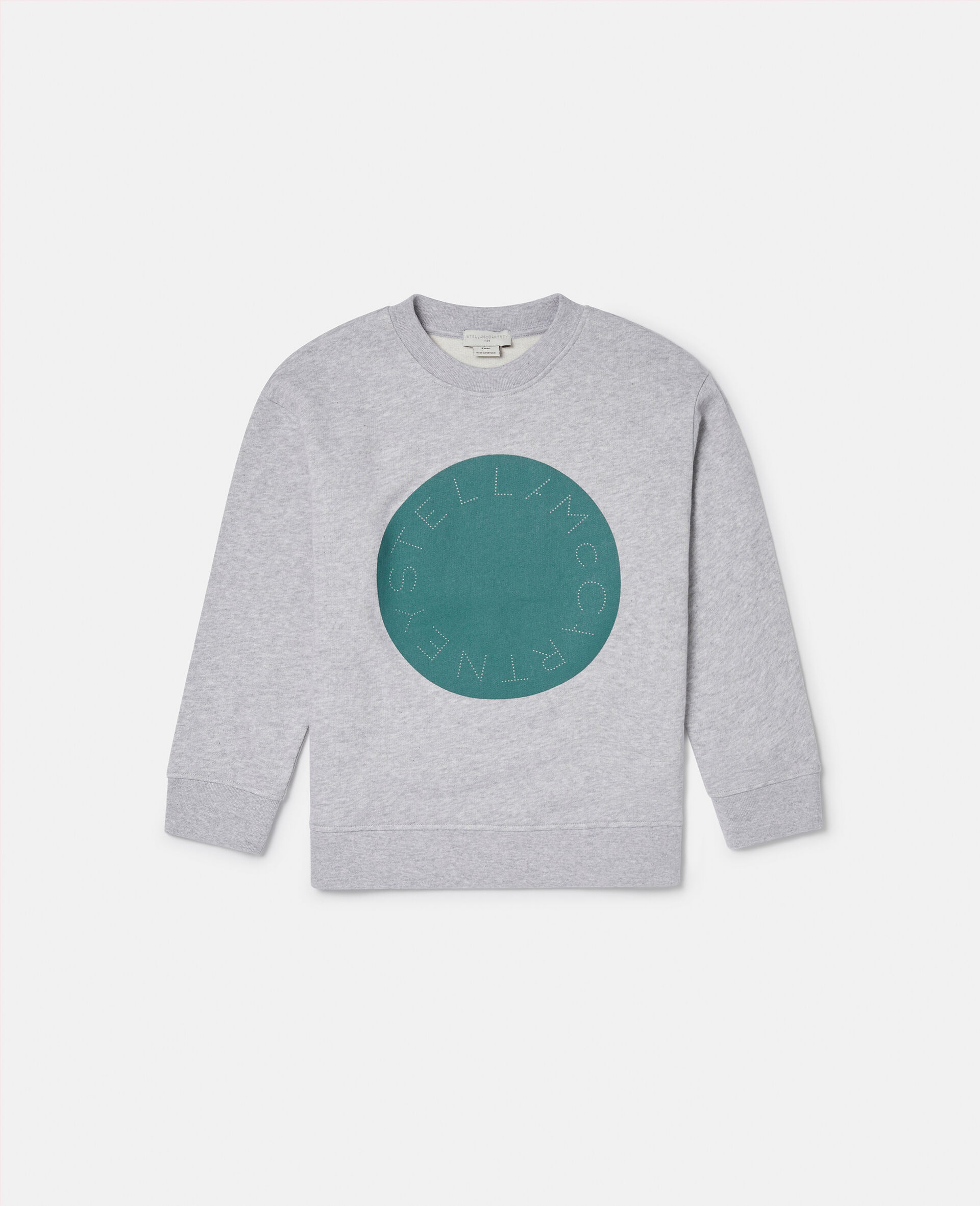 Logo Disc Sweatshirt-Grey-large image number 0