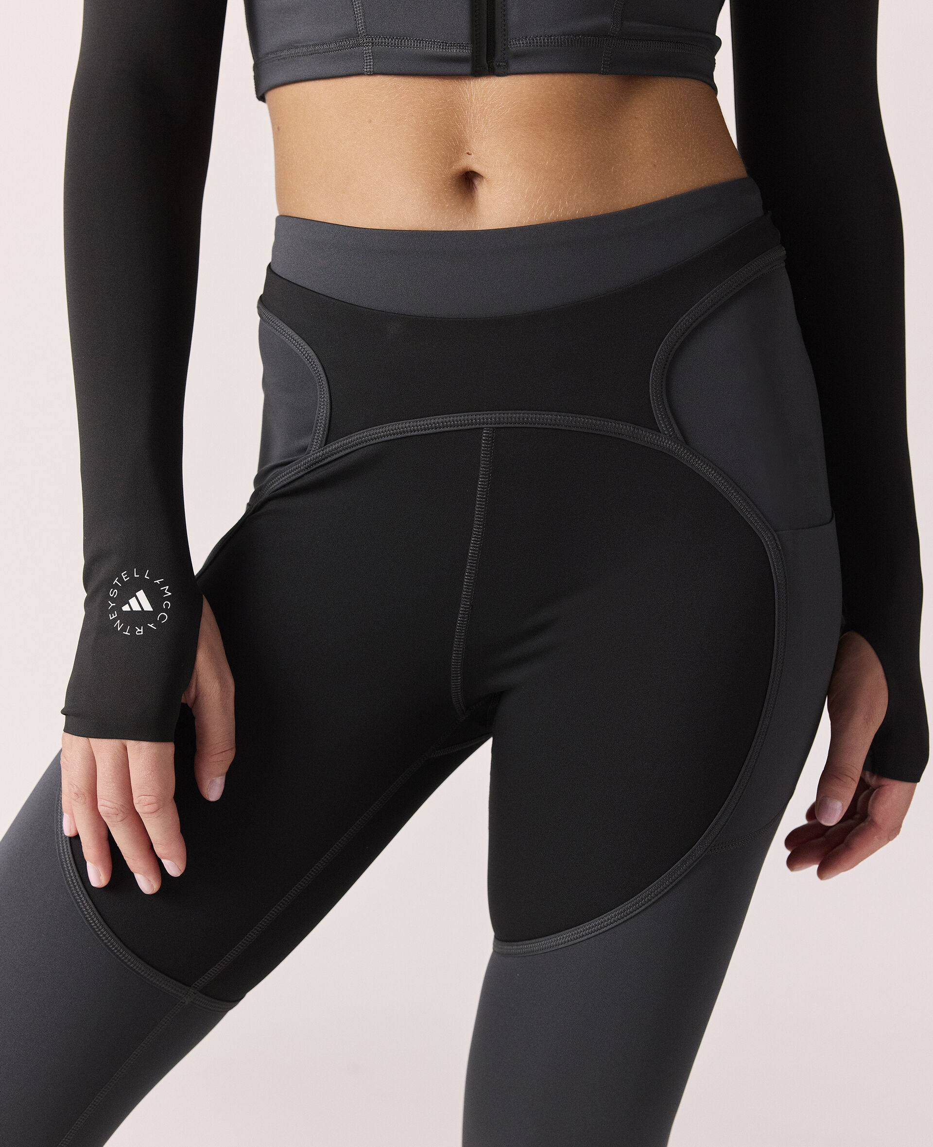 TruePurpose High-Shine Training Leggings-Black-large TruePurpose High-Shine Training Leggings-Black-large image number 5