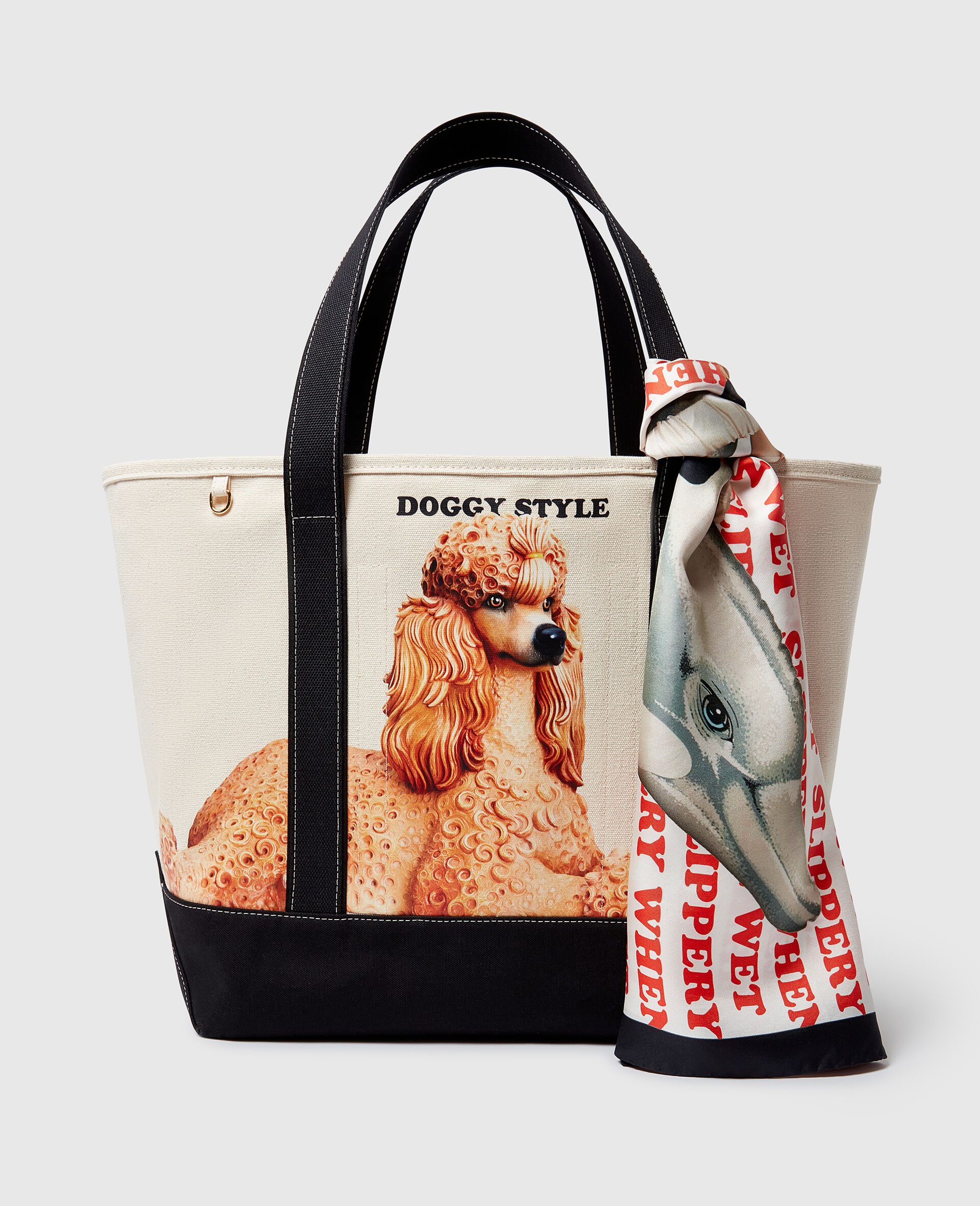 x Jeff Koons 「Slippery When Wet」 スカーフ-ホワイト-large image number 2