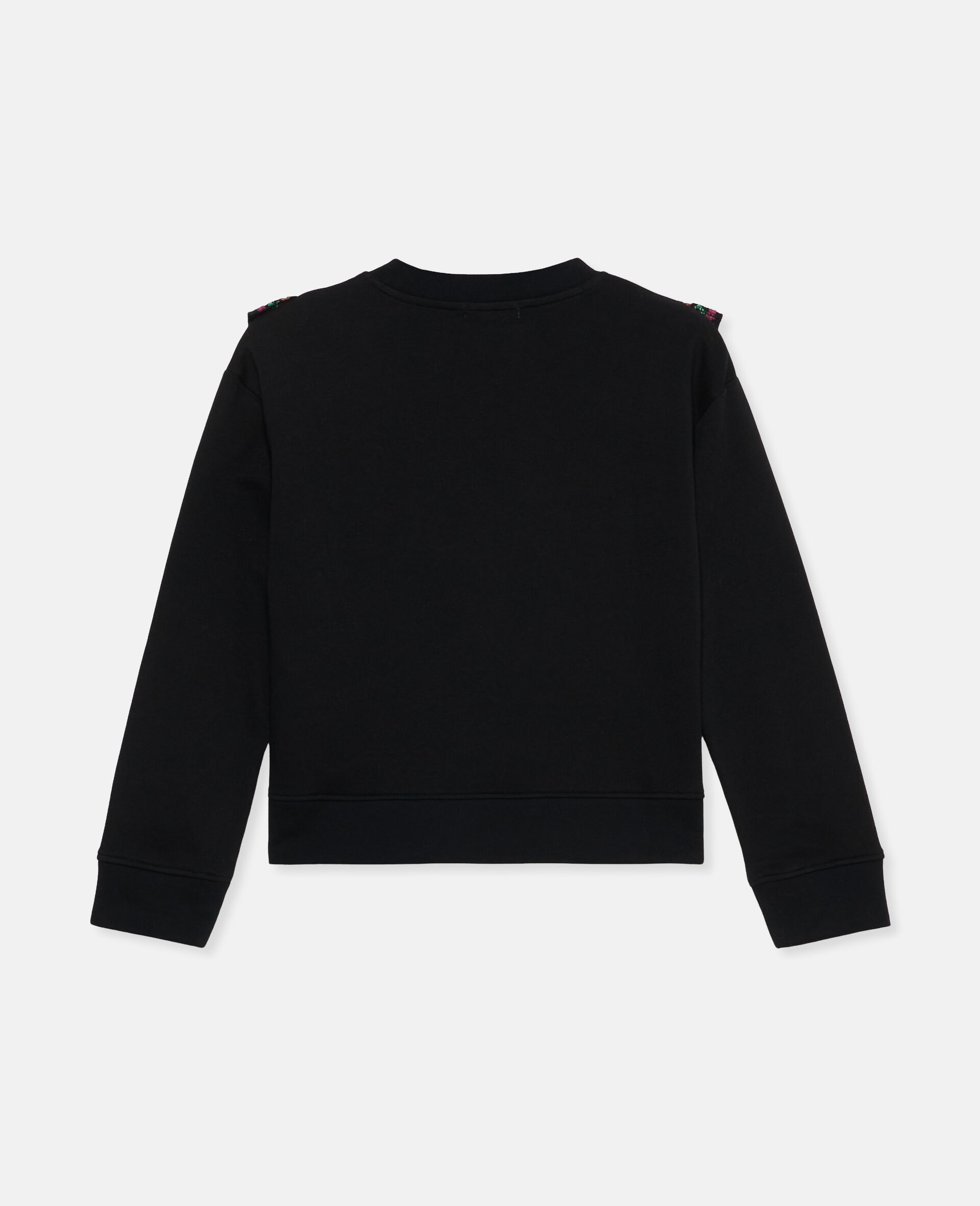 Acorn Embroidery Collared Sweatshirt-橙色-large image number 2