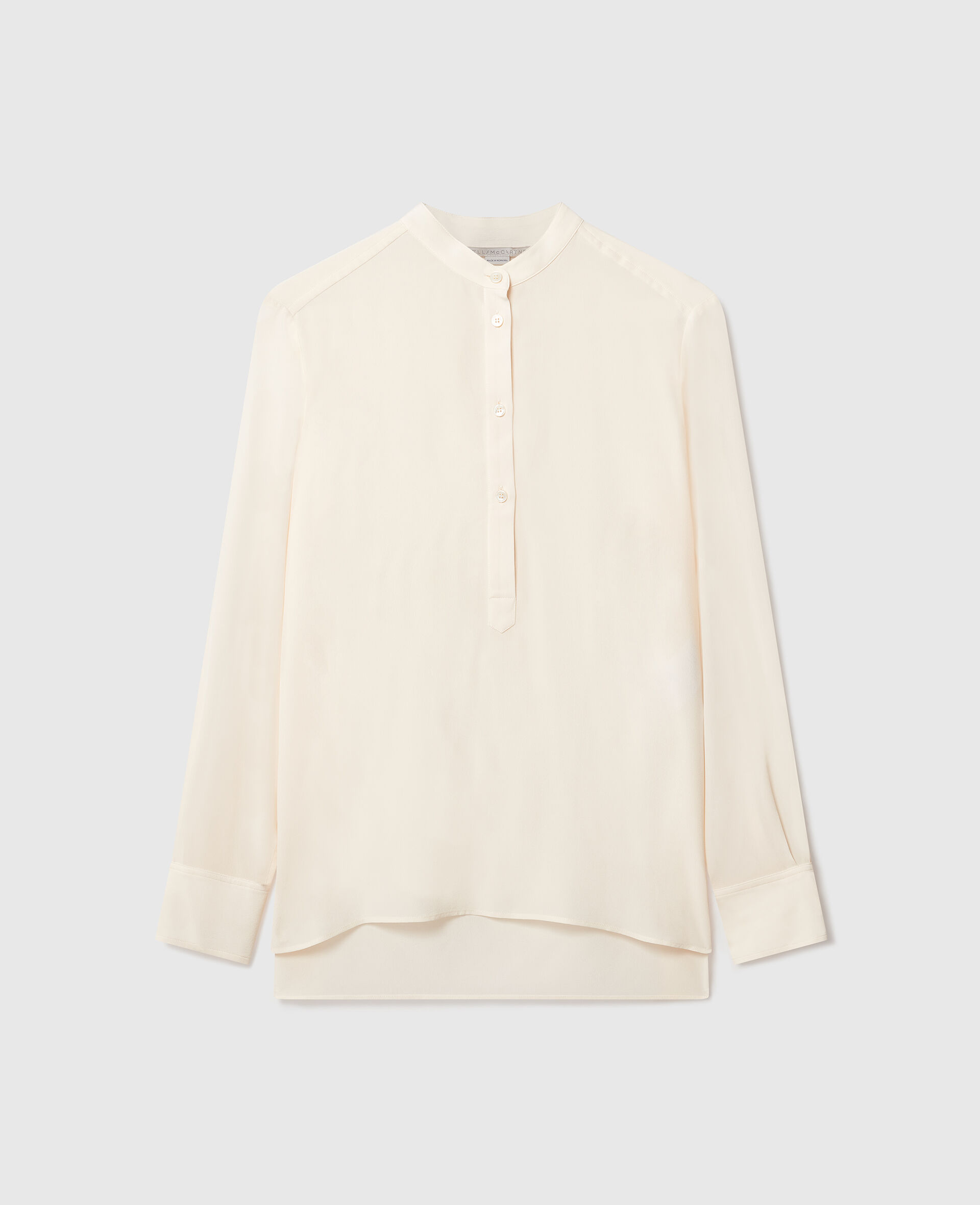 Chemise a col droit-Beige-medium