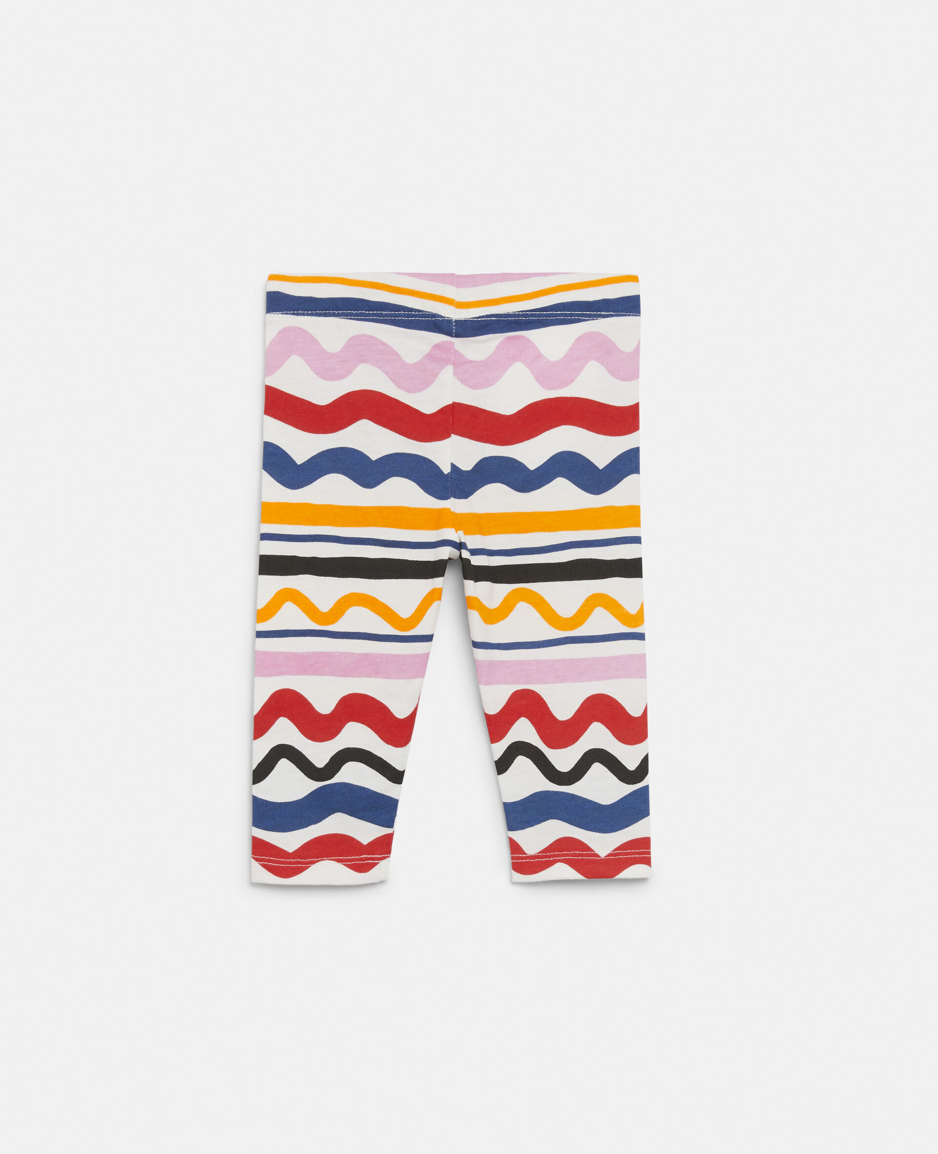 Cotton Jersey Squiggle Leggings -Multicolour-large image number 2