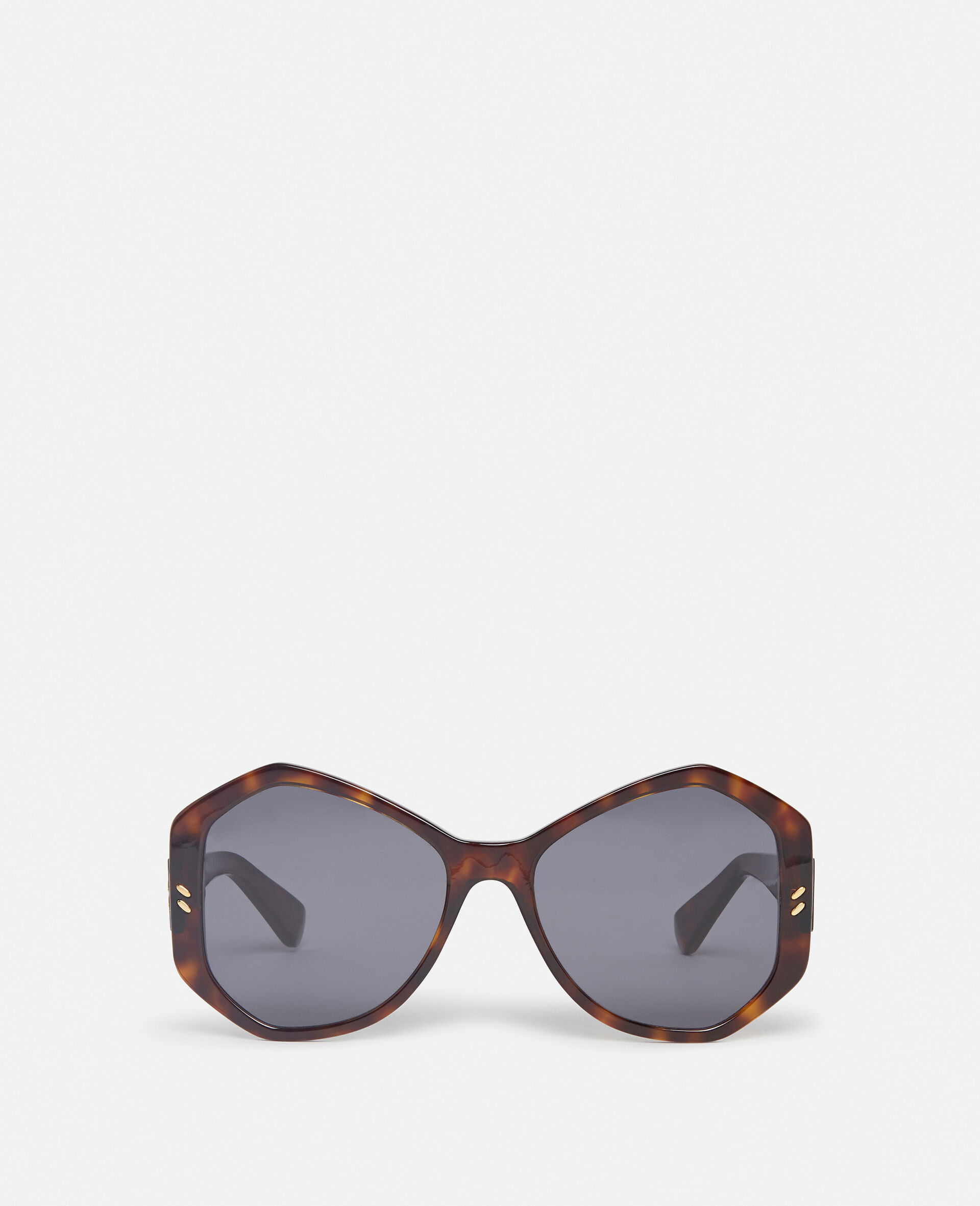 Falabella Pin Hexagon Sunglasses-Brown-medium