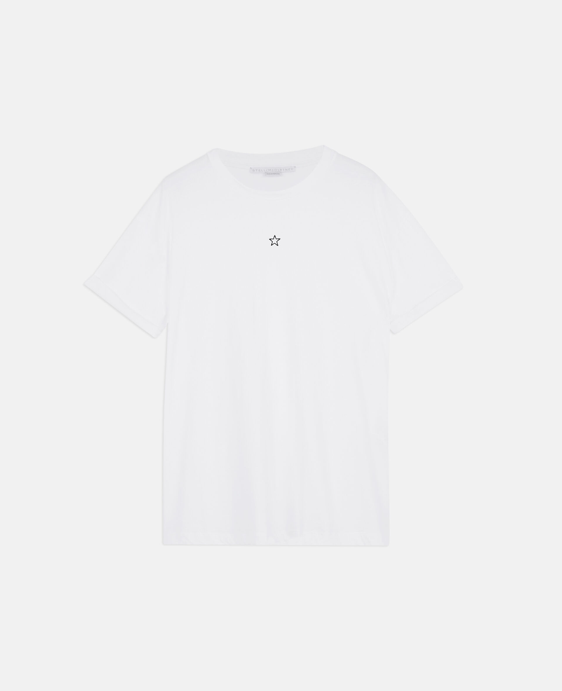 Mini Star T-Shirt-White-large