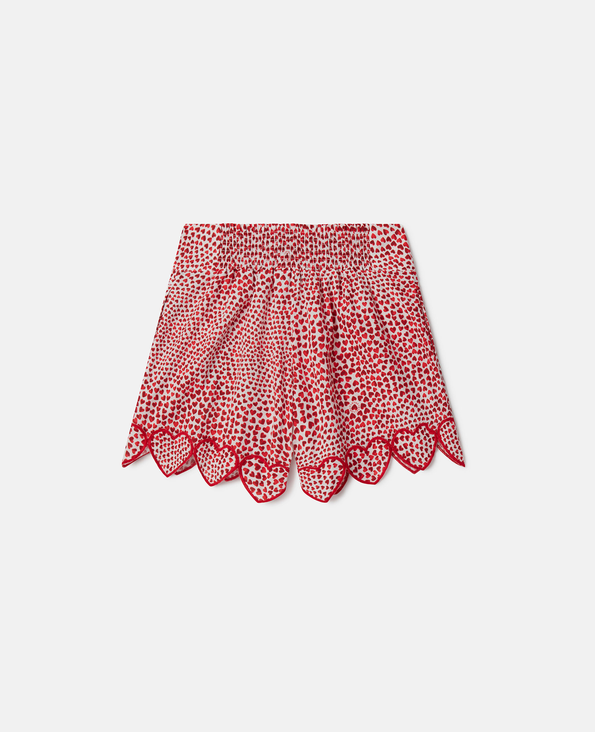 Stella McCartney Kids knitted floral-print shorts - Green