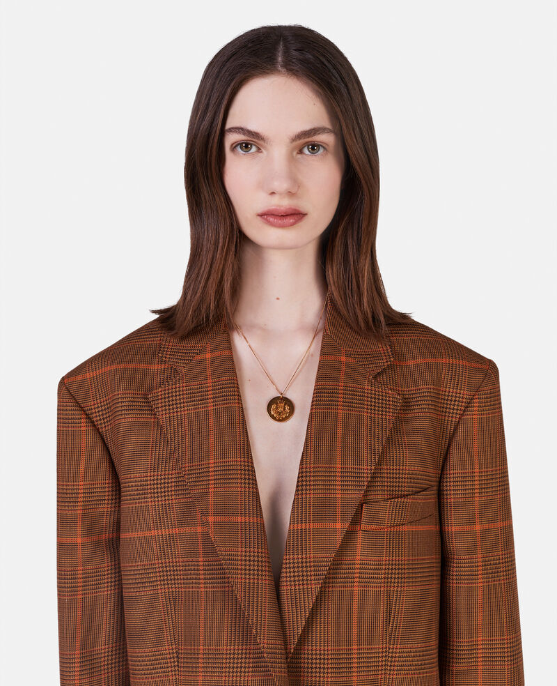 Blazer oversize Principe di Galles-Fantasia-large image number 3