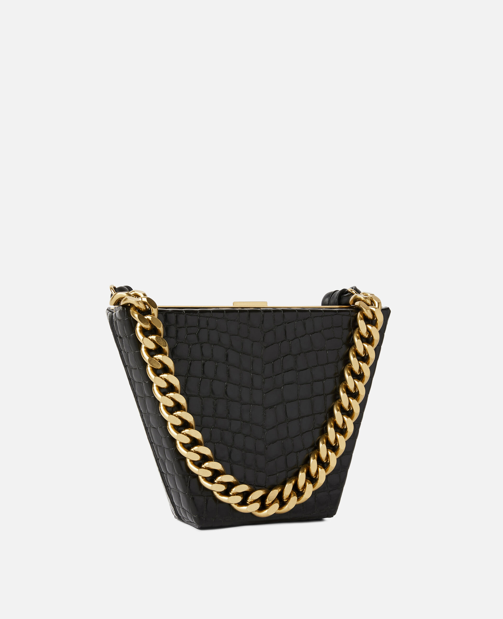 Medium Chunky Chain Bag-Black-large Medium Chunky Chain Bag-Black-large image number 1