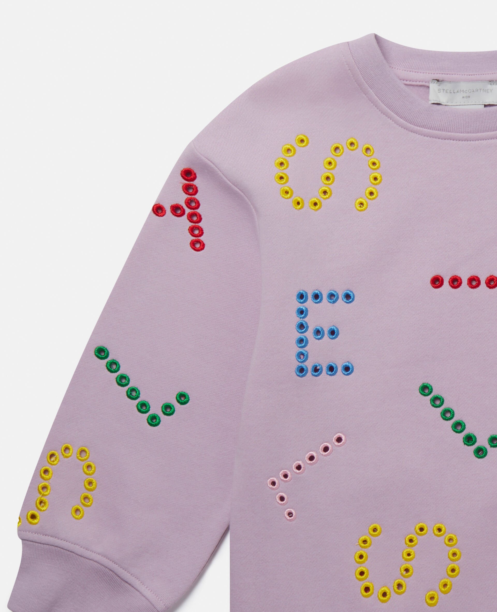 Stella Pattern Sweatshirt-Pink-large Stella Pattern Sweatshirt-Pink-large image number 1