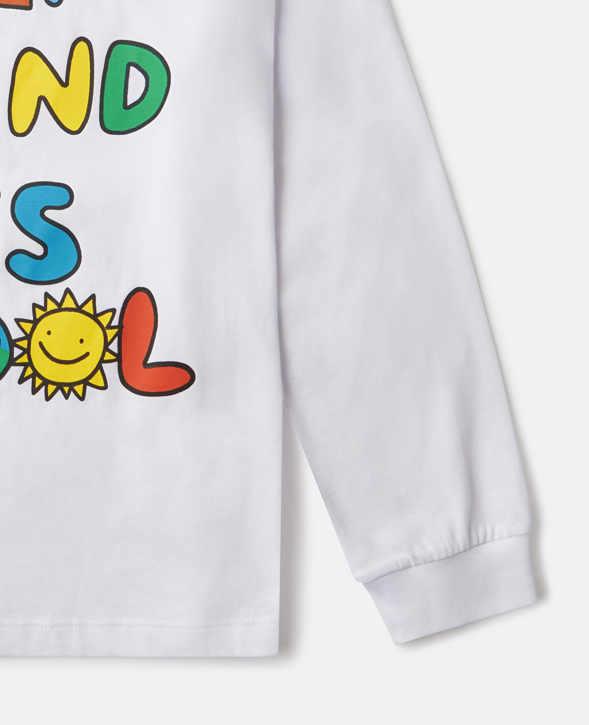 Earth Friends Graphic Long-Sleeve Top-White-large image number 3