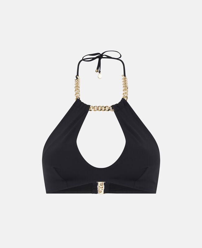 stellamccartney.com | Iconic Chain Halter Bikini Top