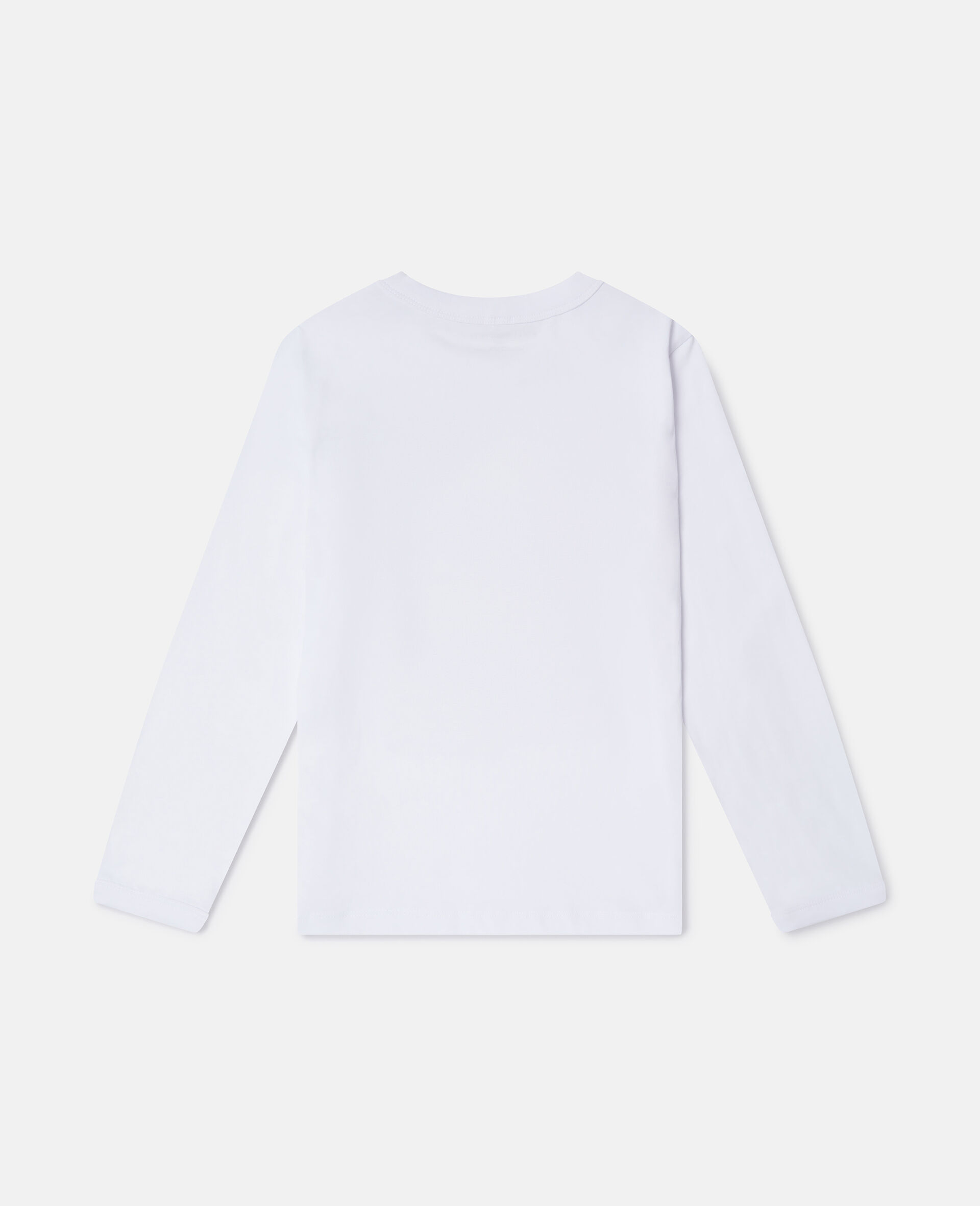 Monster Graphic Long-Sleeve Top-White-large image number 2