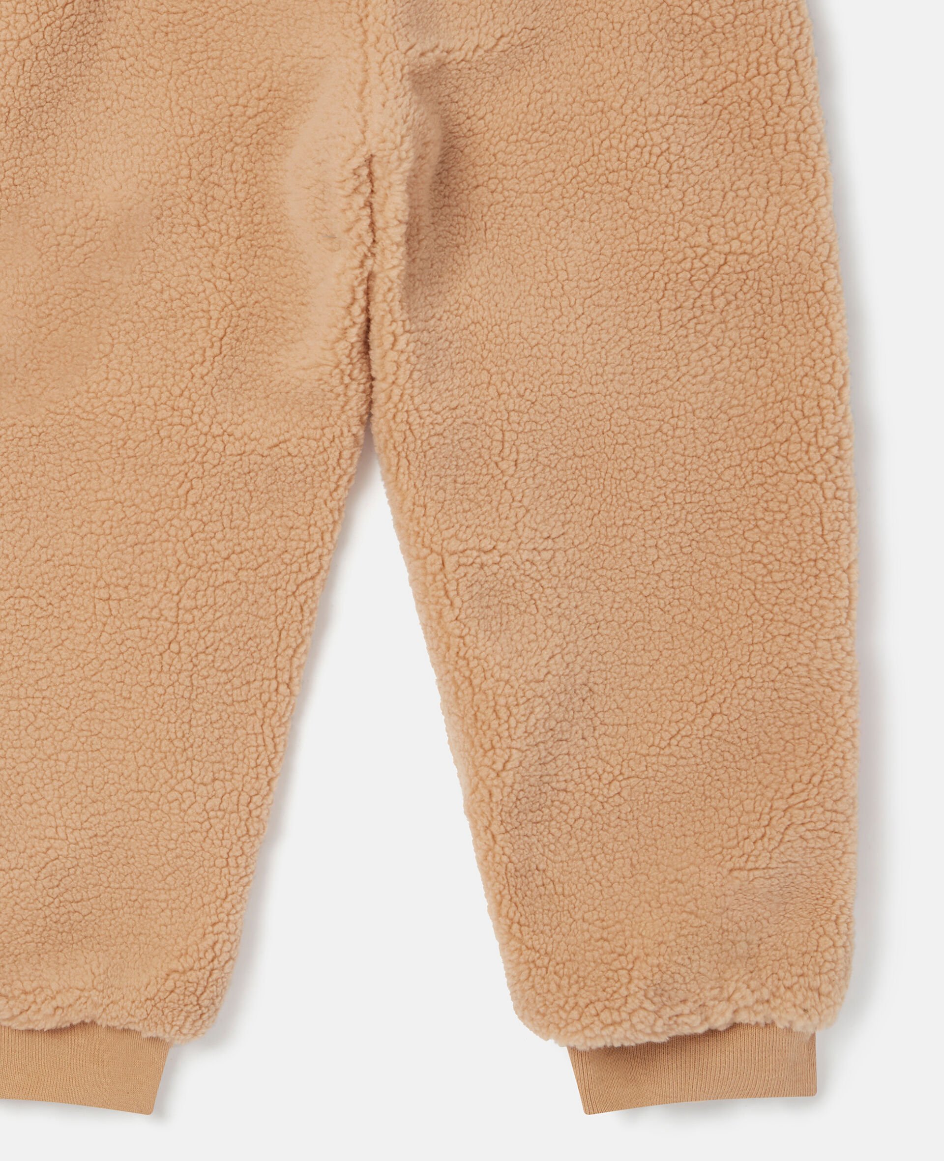 Camp Badge Fleece Joggers-Beige-large image number 3