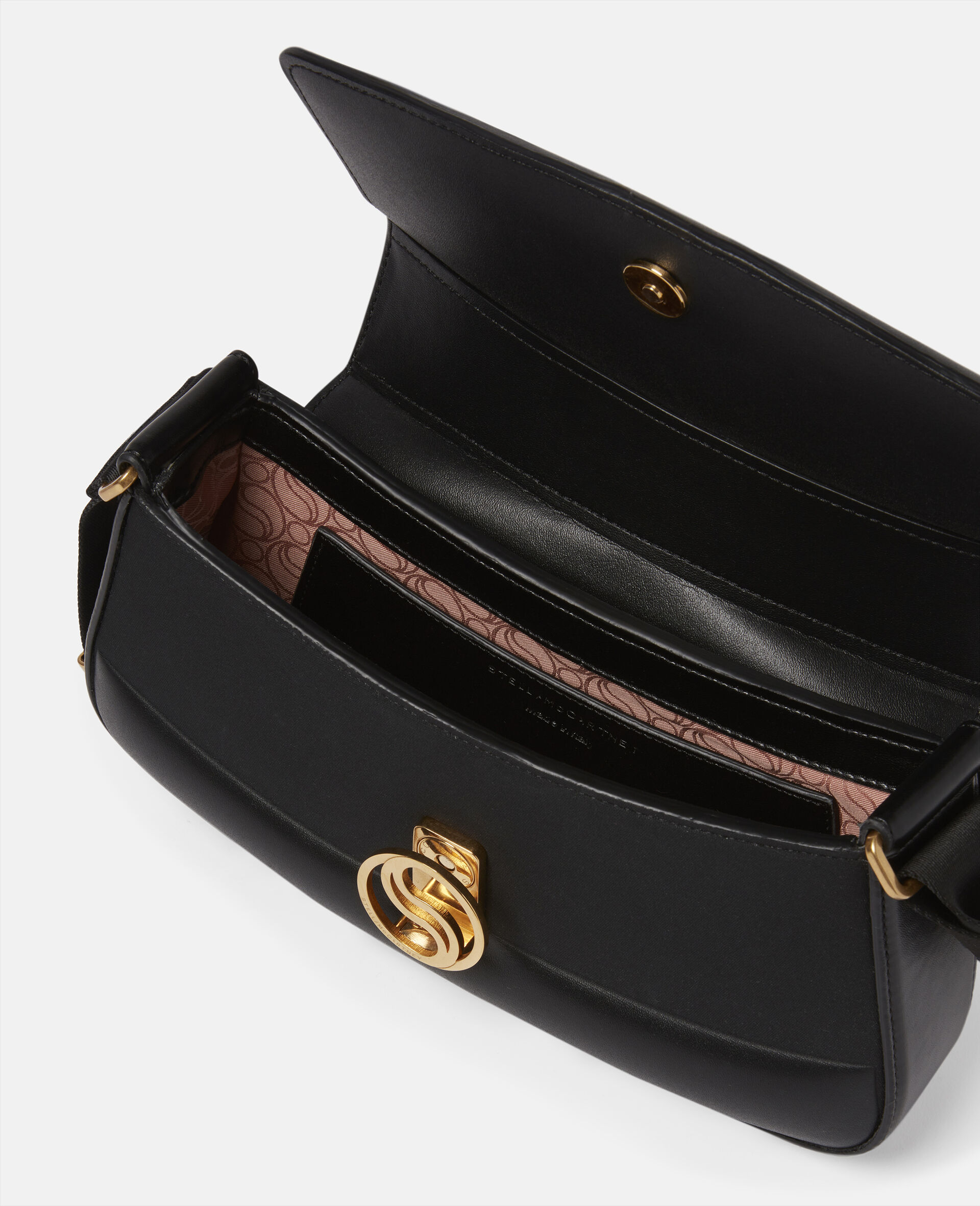 S-Wave Padded Shoulder Bag-Black-large image number 3
