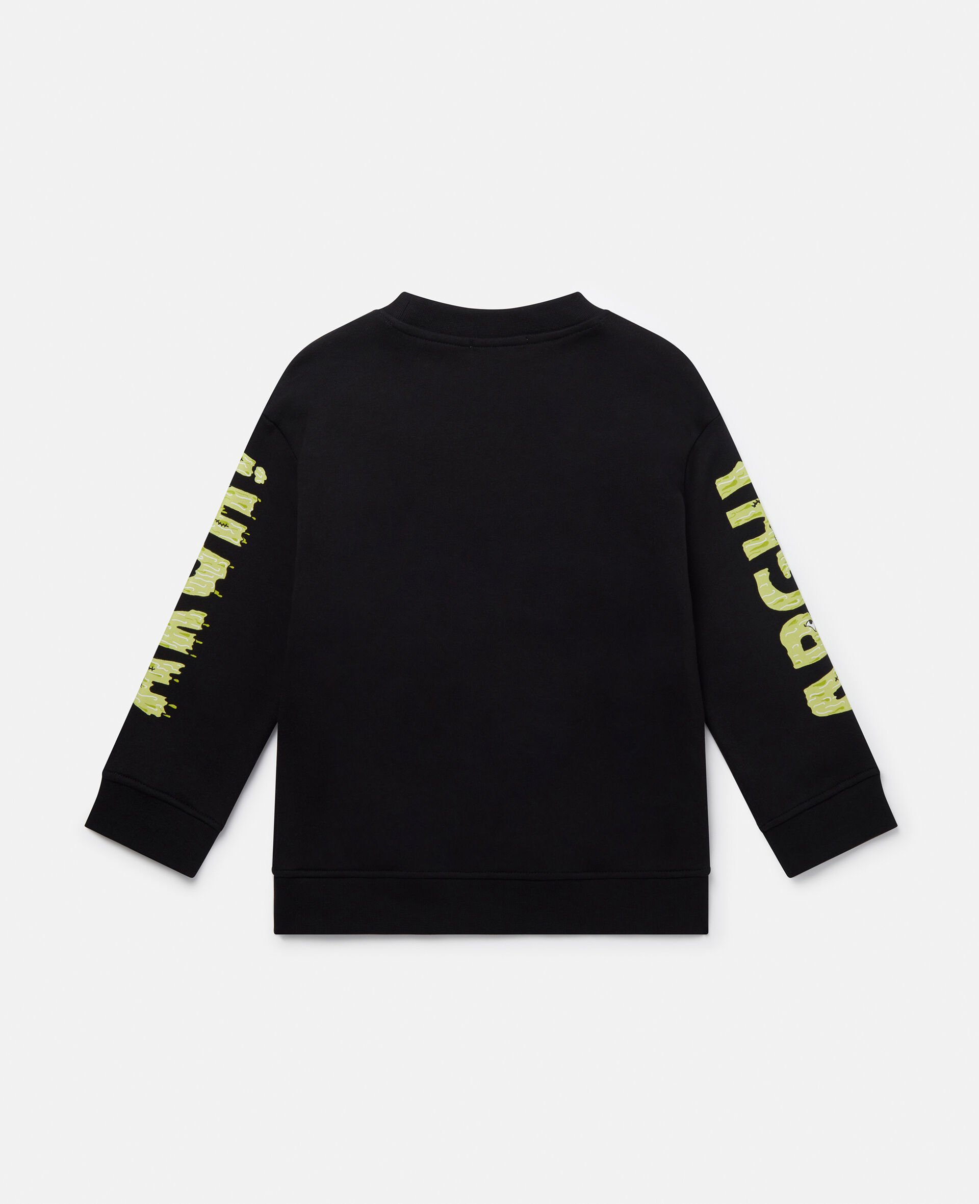 Frankenstein Graphic Sweatshirt -Black-large image number 2