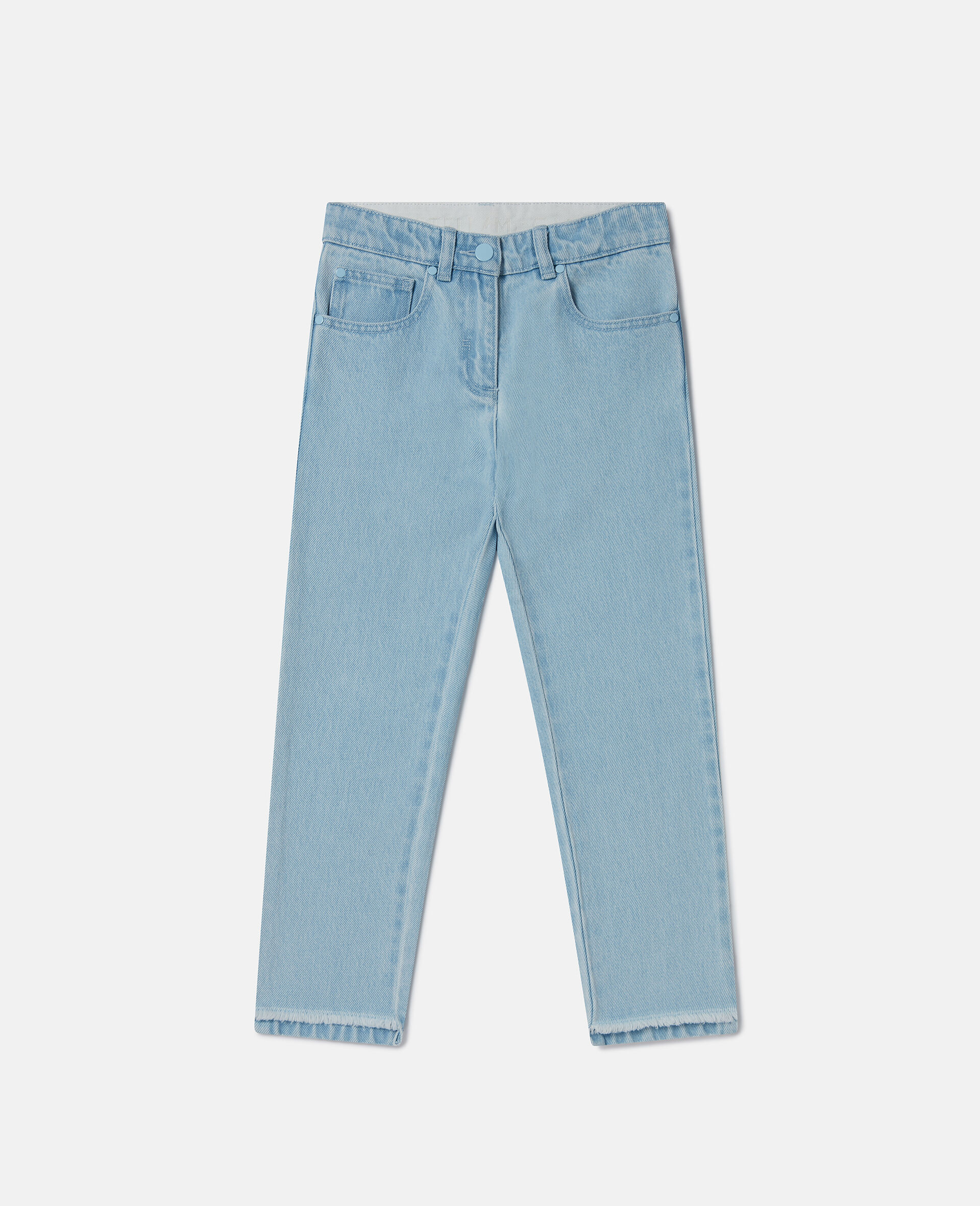 Straight-Leg Denim Jeans-Blue-large image number 0