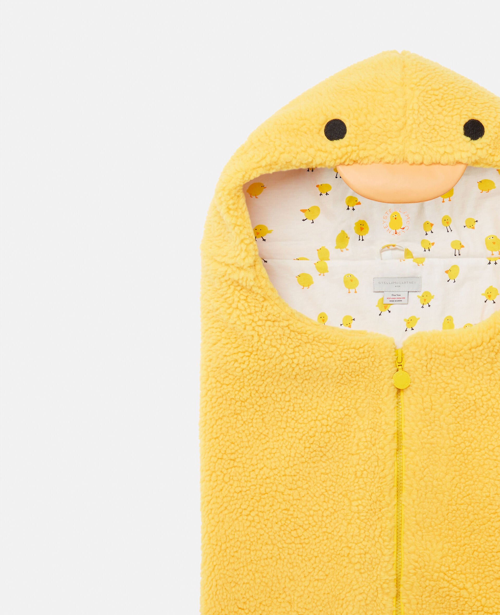 Duckling Hooded Zip-Up Blanket-Yellow-large Duckling Hooded Zip-Up Blanket-Yellow-large image number 1
