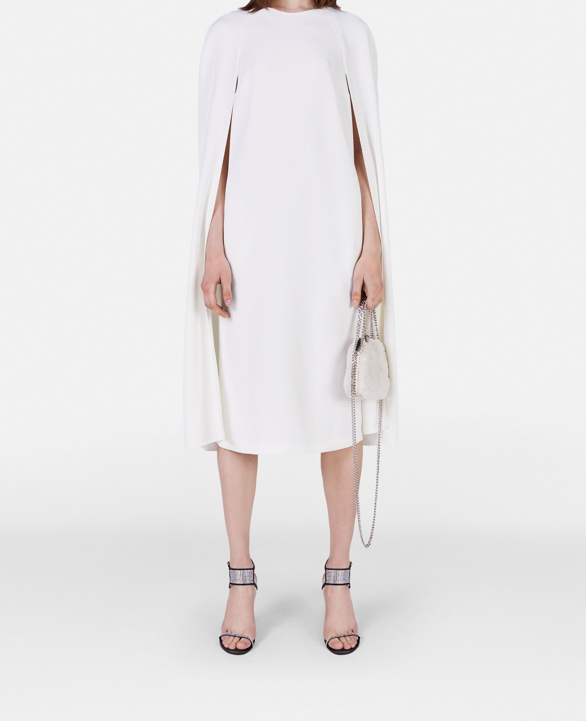 Cape Dress-White-large image number 1