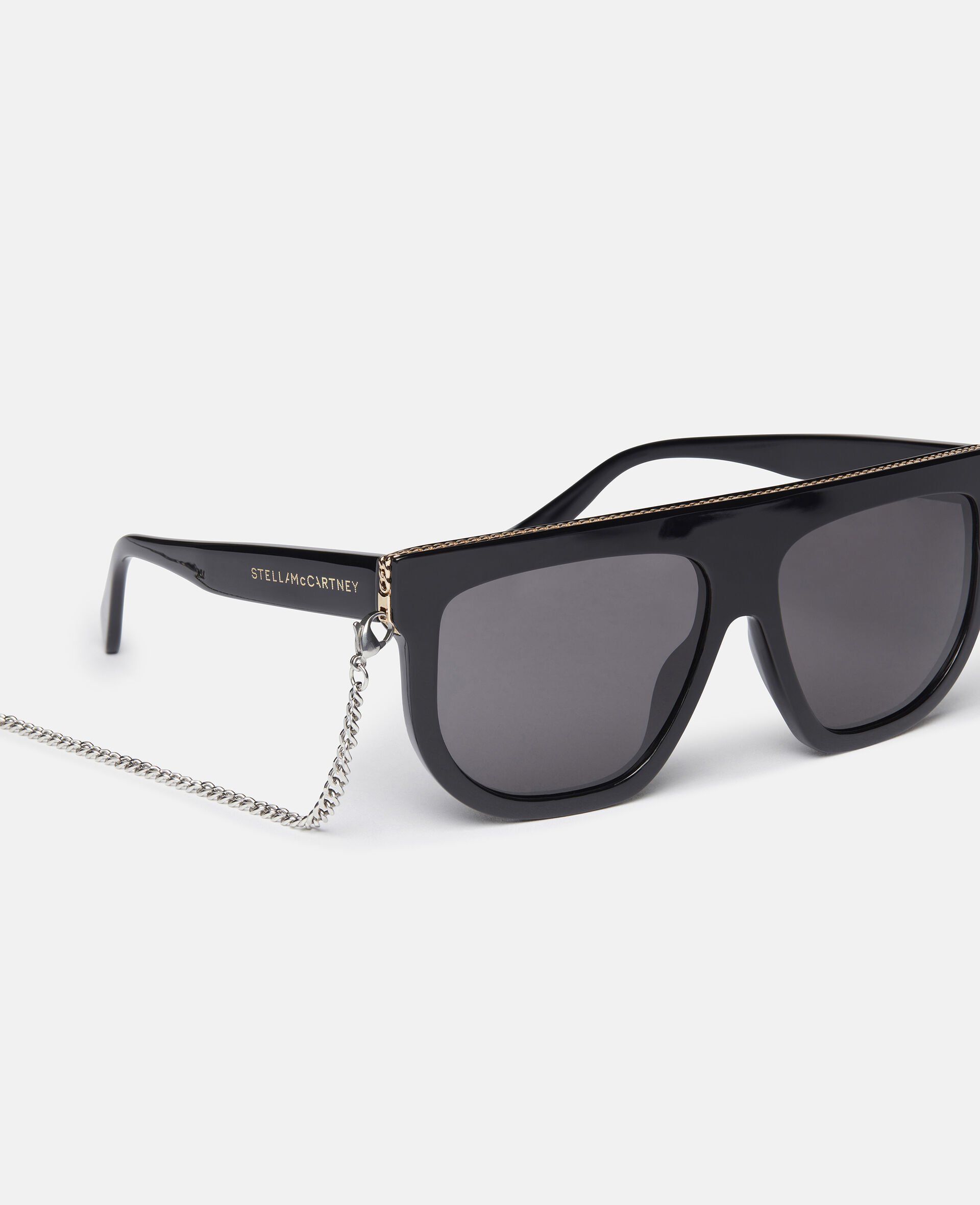 Geometric Sunglasses-Black-large Geometric Sunglasses-Black-large image number 1