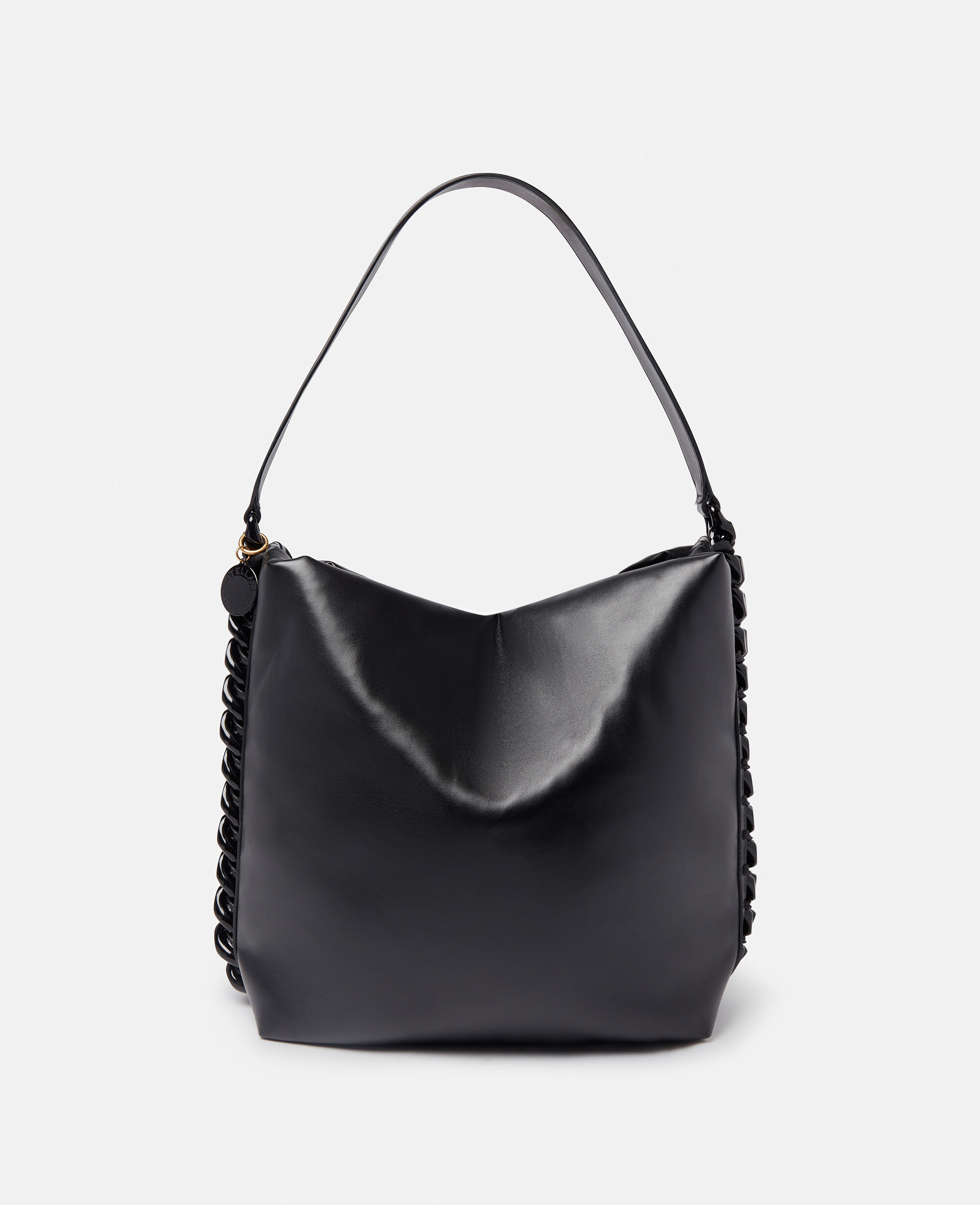 Women Black Frayme Padded Tote Bag Stella McCartney AU