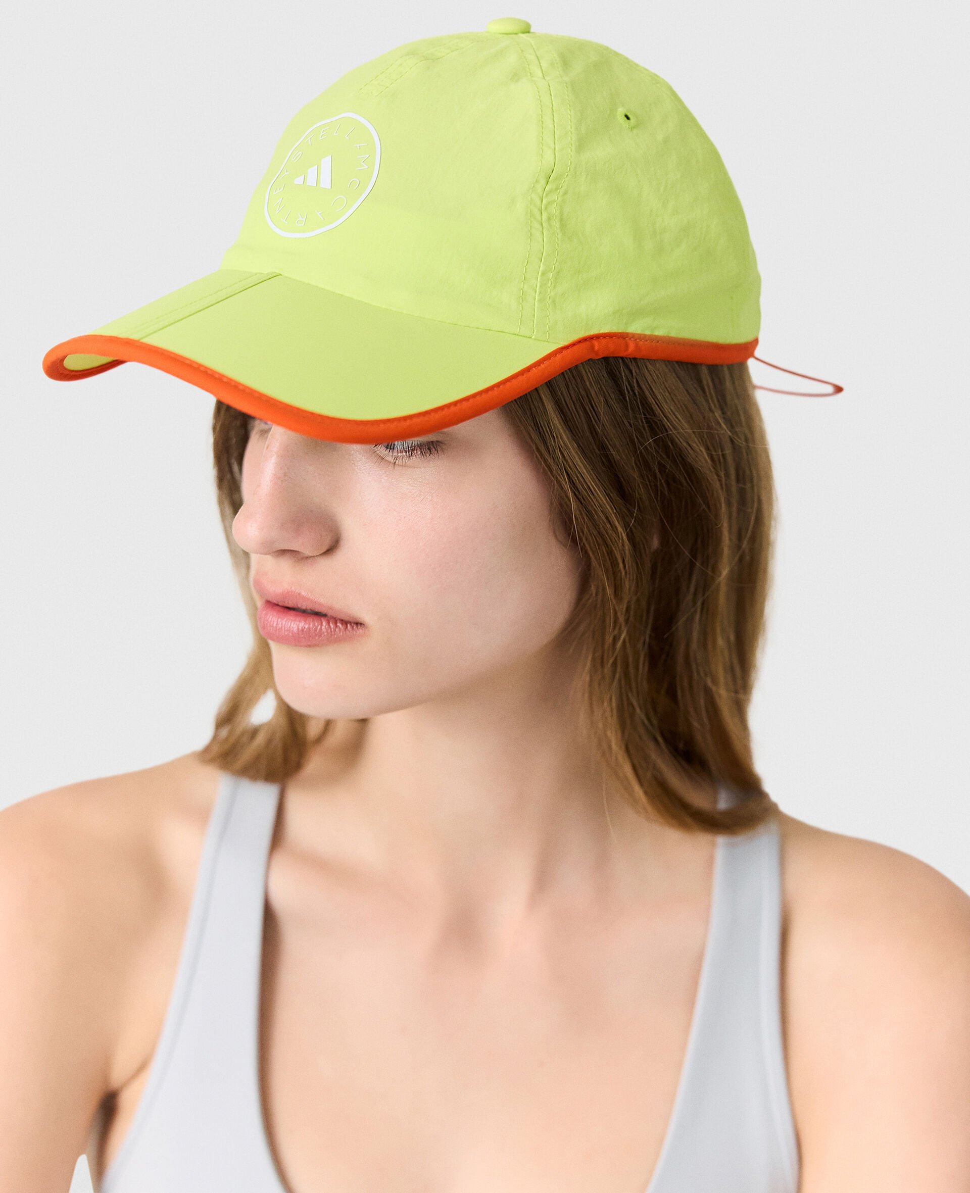 Logo Baseball Cap-Green-model