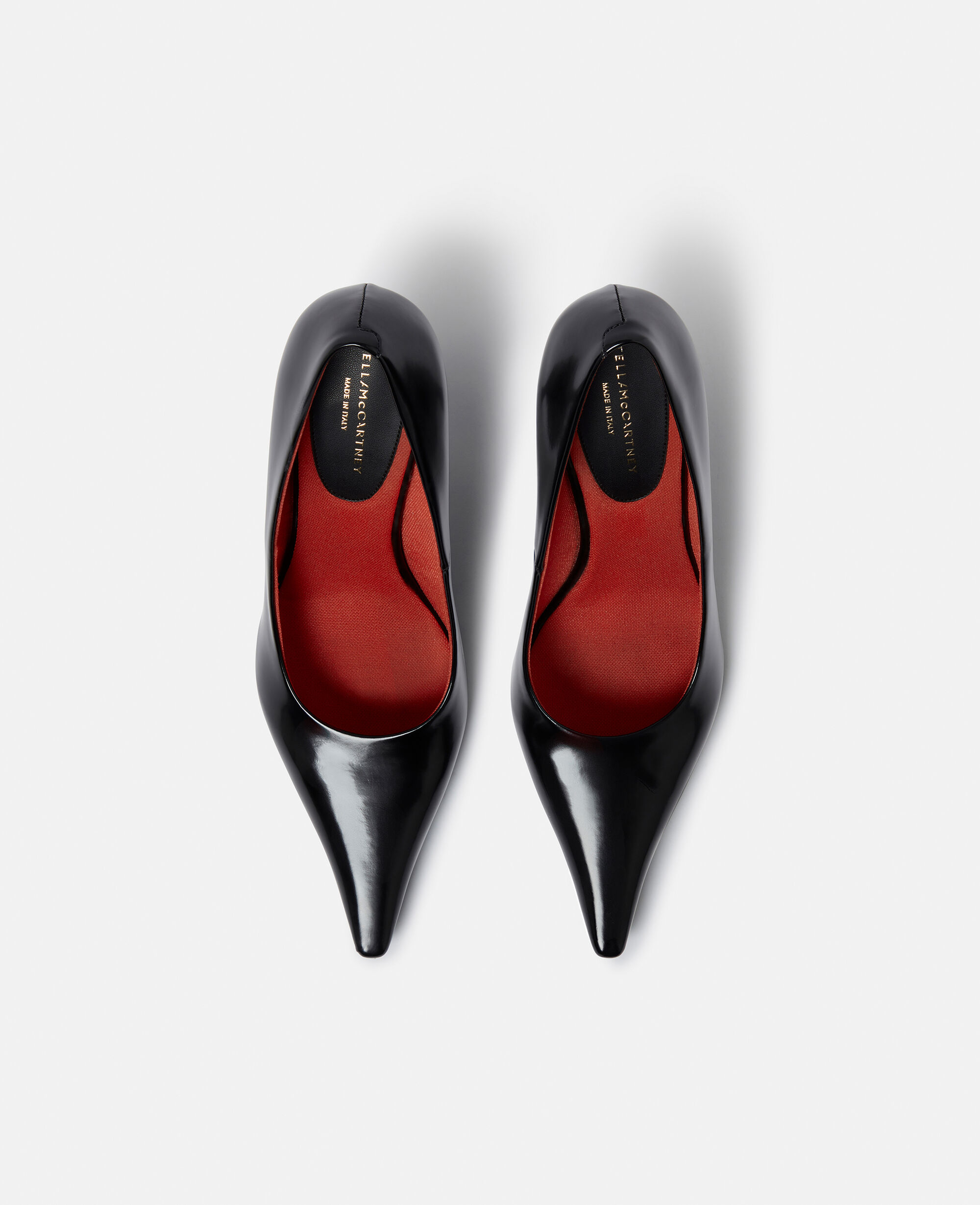 Women Pitch black Elsa Pointed-Toe Pump | Stella McCartney US