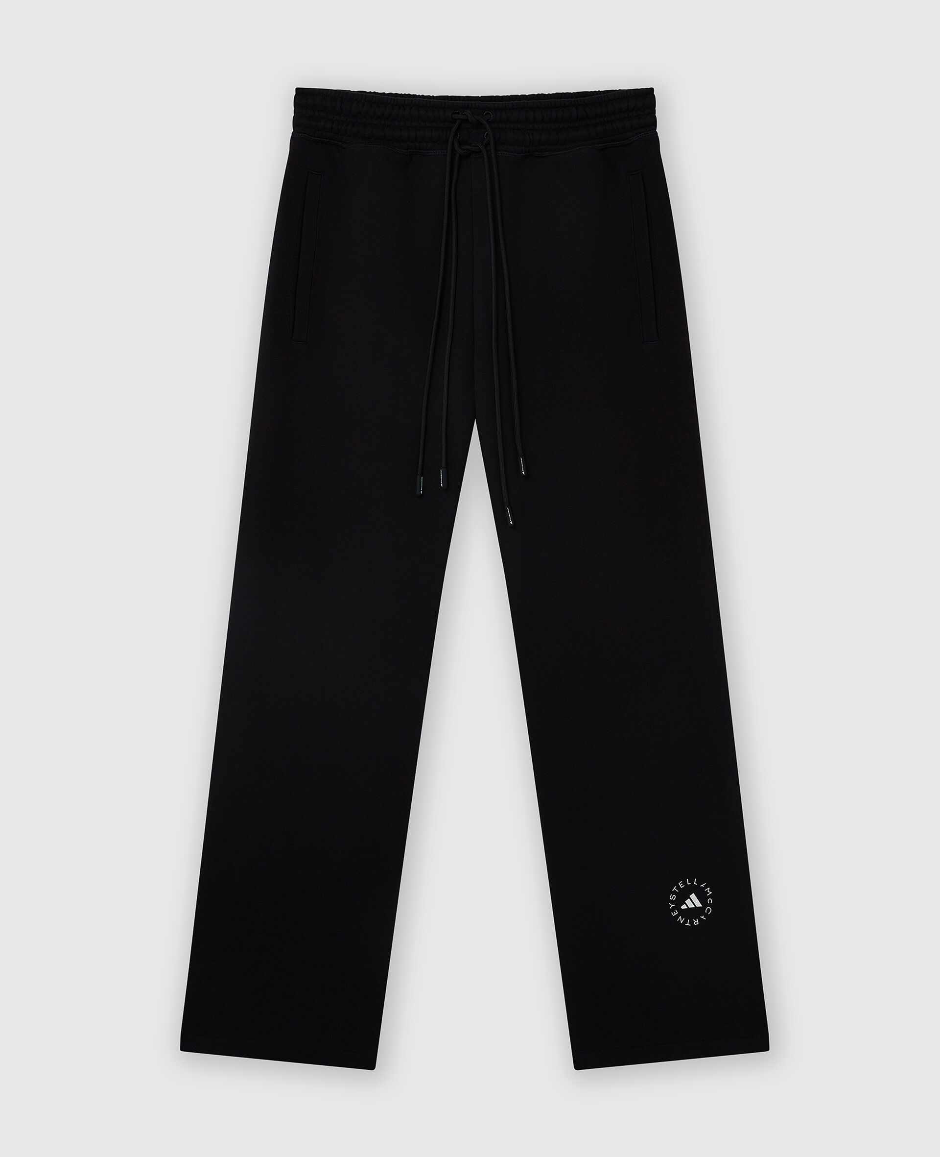 Logo Straight-Leg Joggers-Black-medium