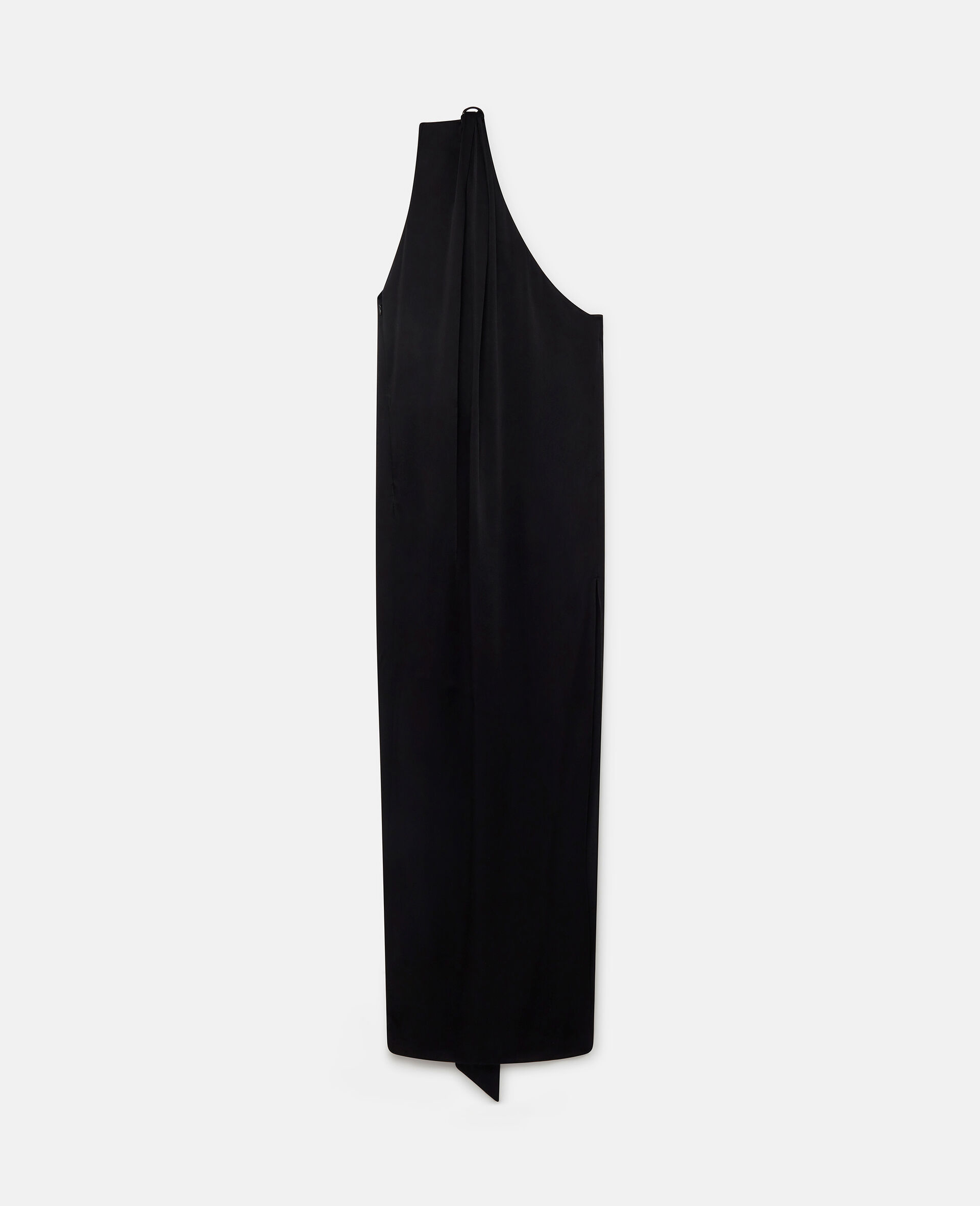 One-Shoulder Scarf Maxi Dress-Multicolour-medium