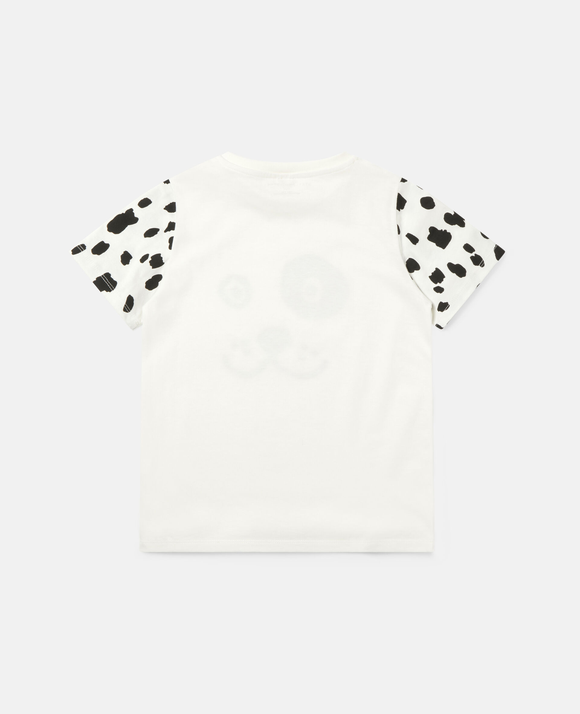 Dalmatian Cotton T-shirt -White-large image number 3