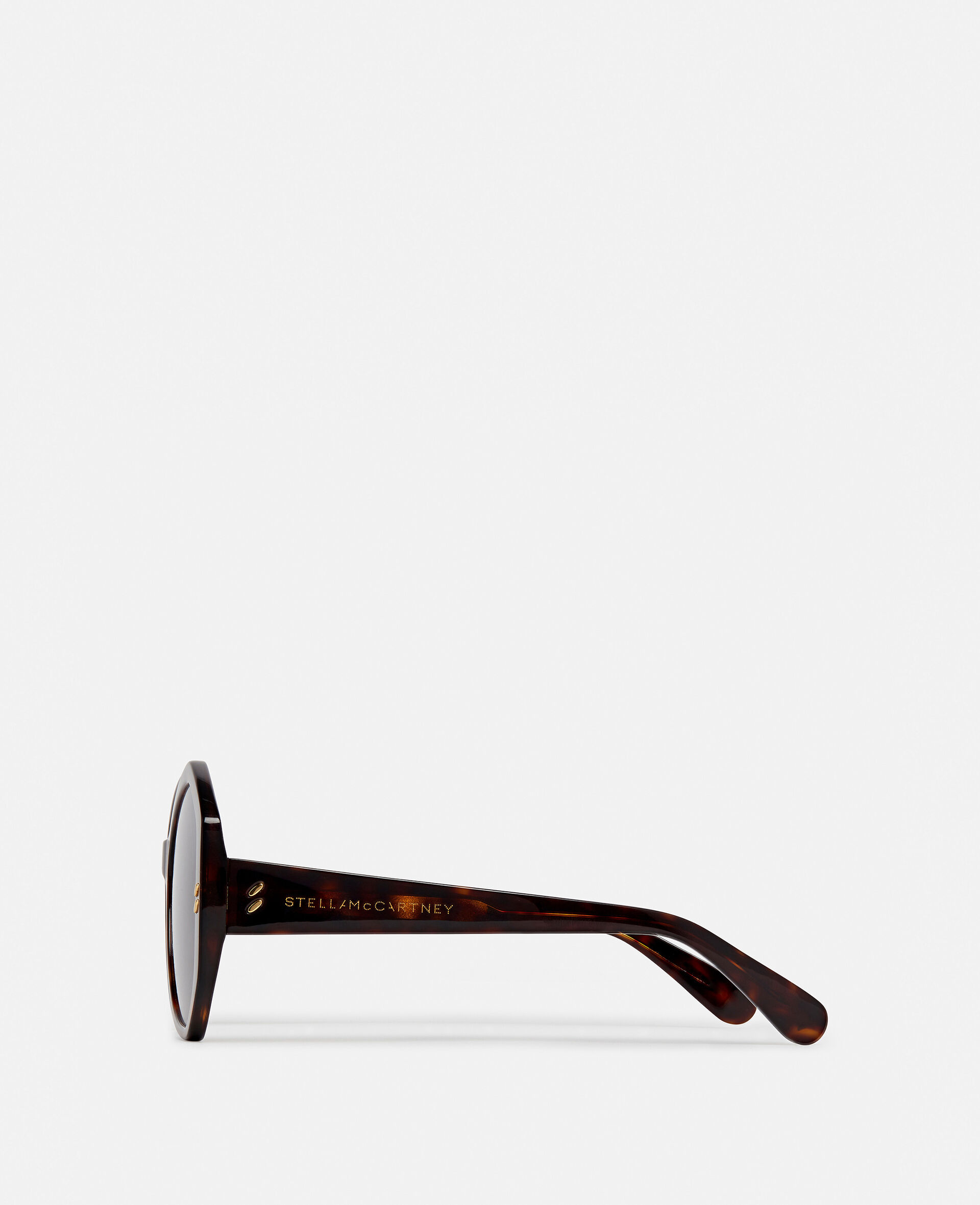 Falabella Pin Flat Brow Sunglasses in Black - Stella Mc Cartney