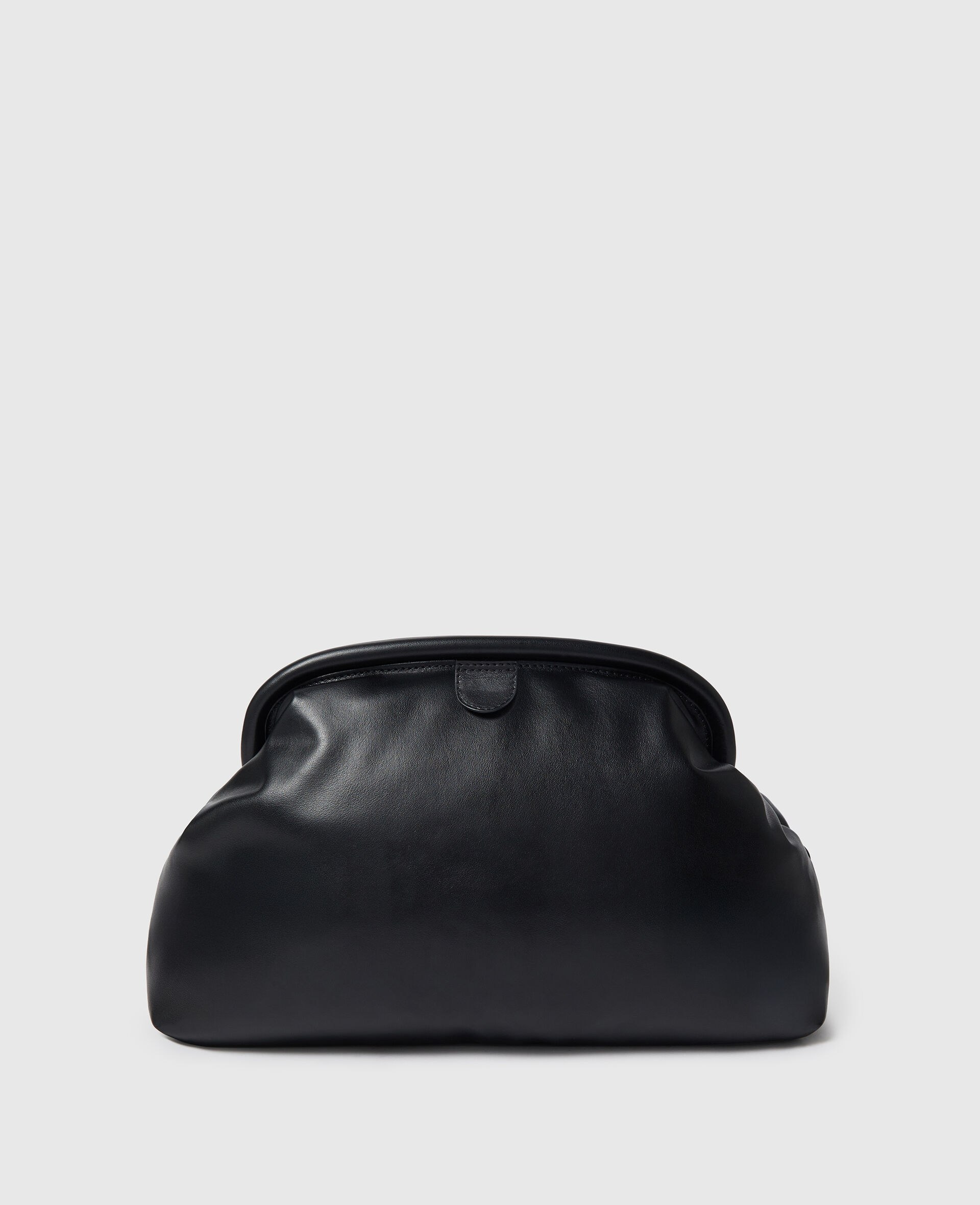 Falabella Padded Soft Clutch-Black-large image number 3