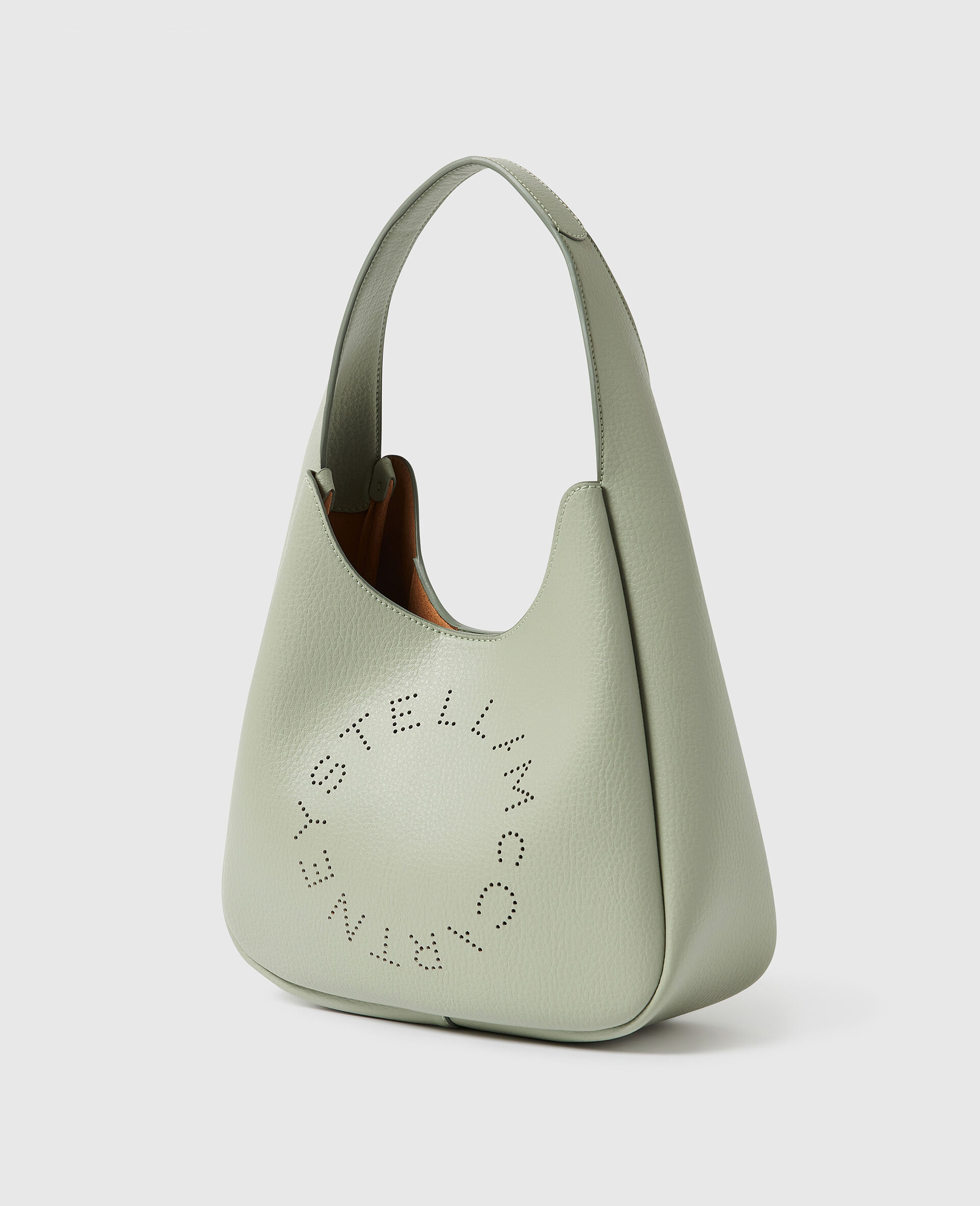 Logo Small Hobo Bag-Green-medium