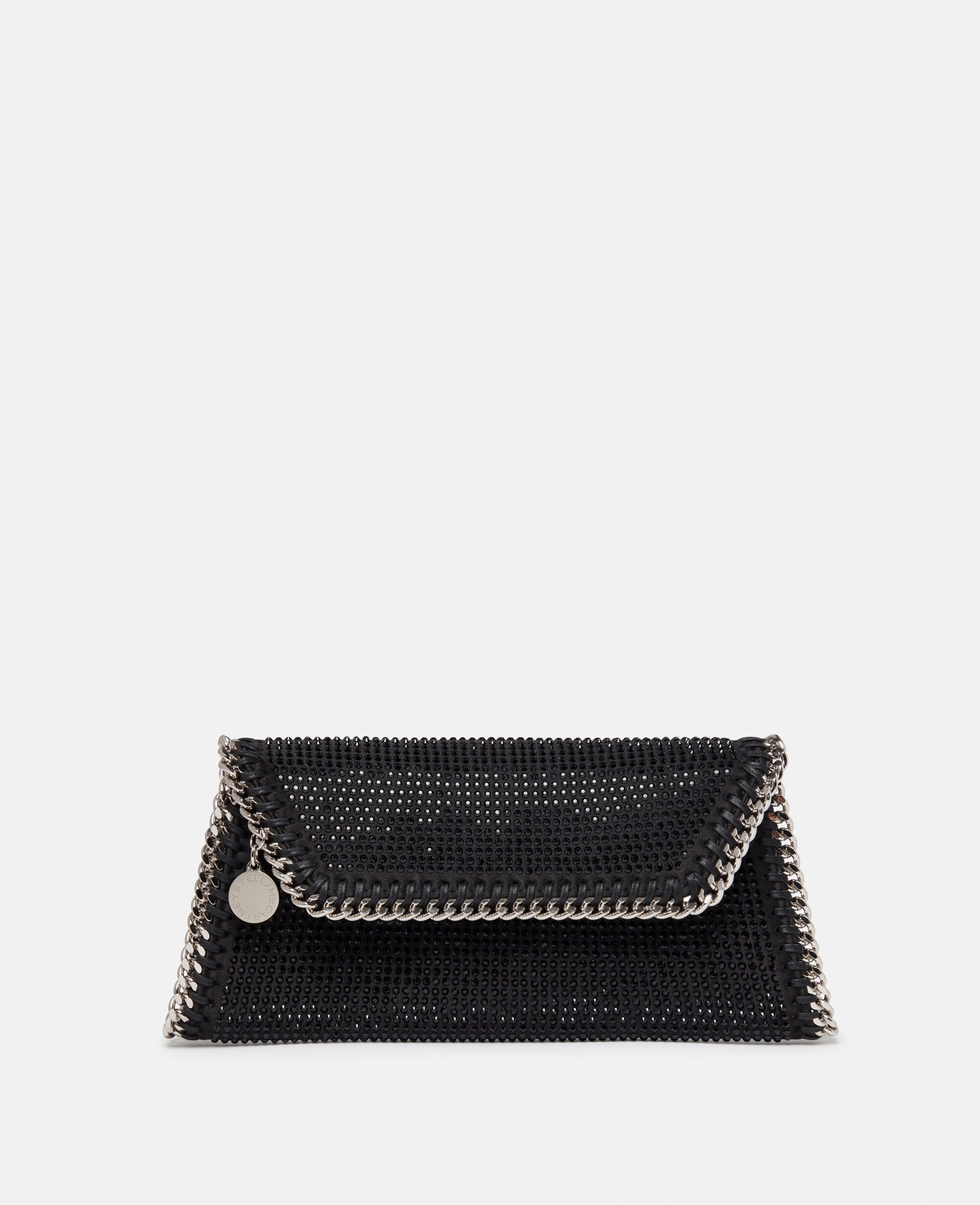 Pochette con Cristalli Termoincollati Falabella Nero da Women Stella McCartney IT