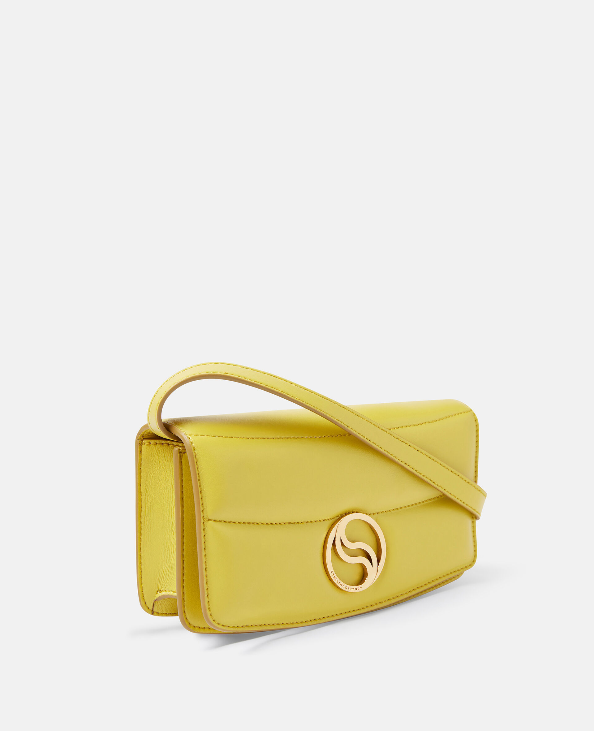 Gepolsterte S Wave Brieftasche mit Gurt-Blau-large image number 4