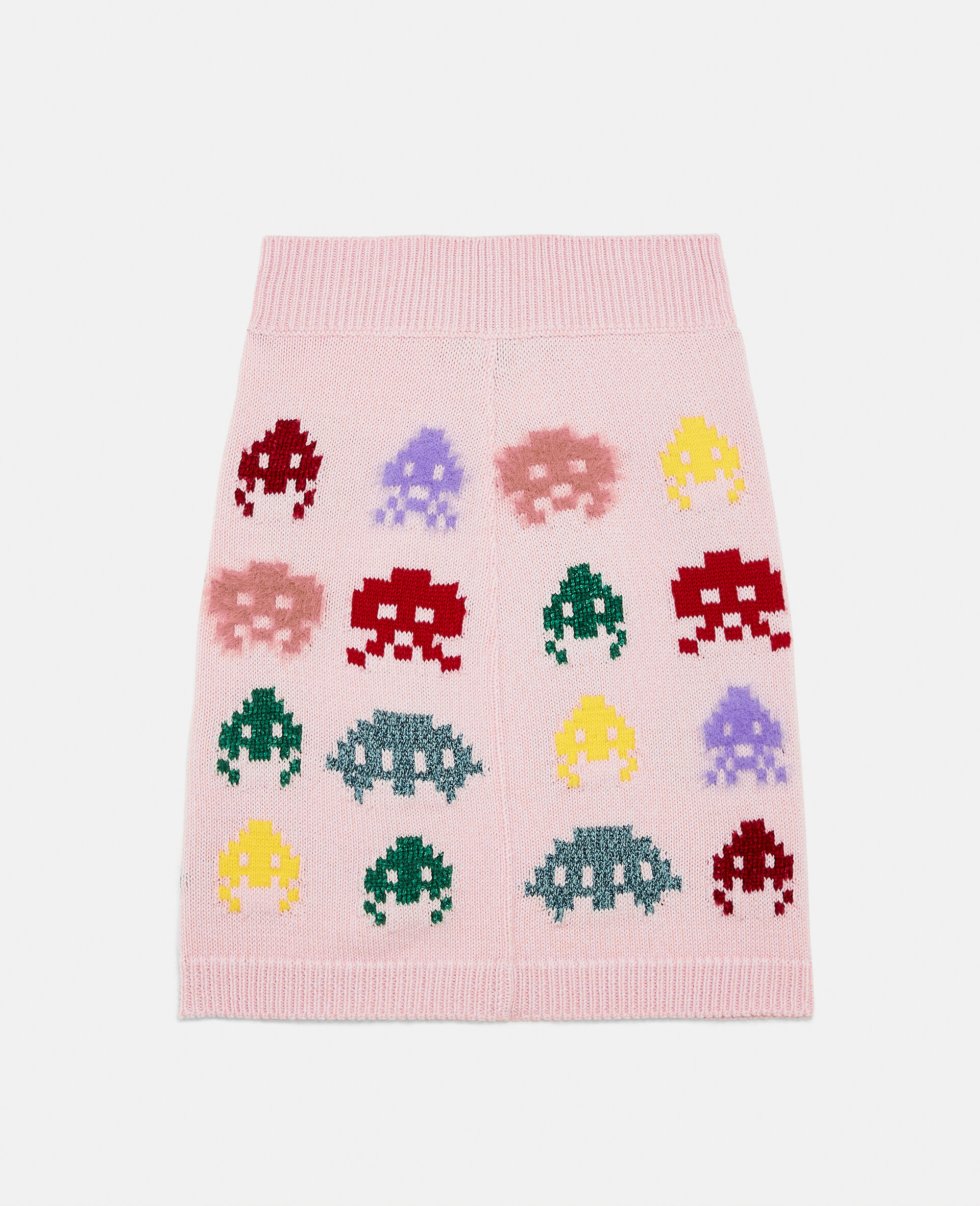 Gamer Knit Skirt-Pink-large image number 0