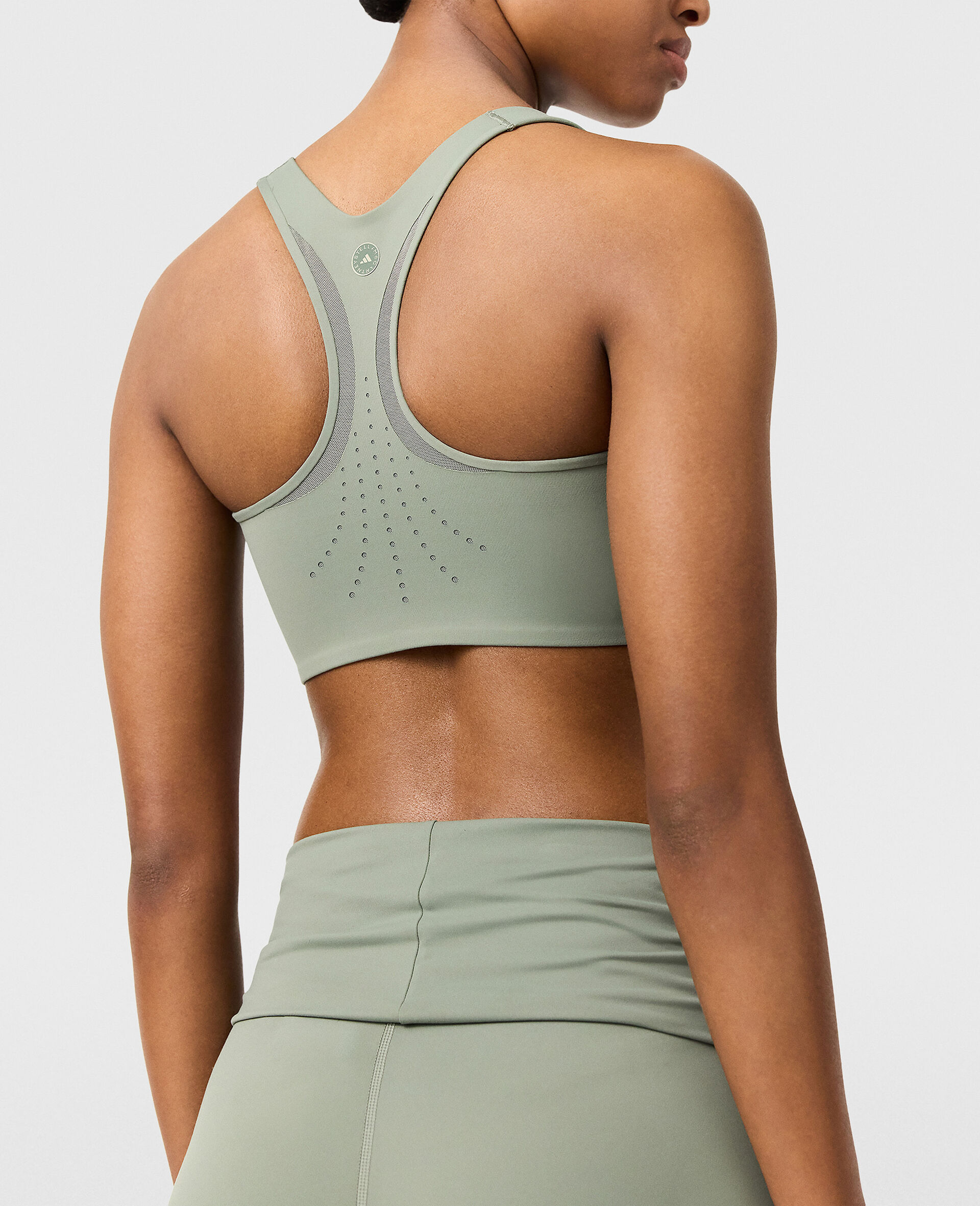 Roll-Top Split-Cuff Leggings-Green-large image number 3